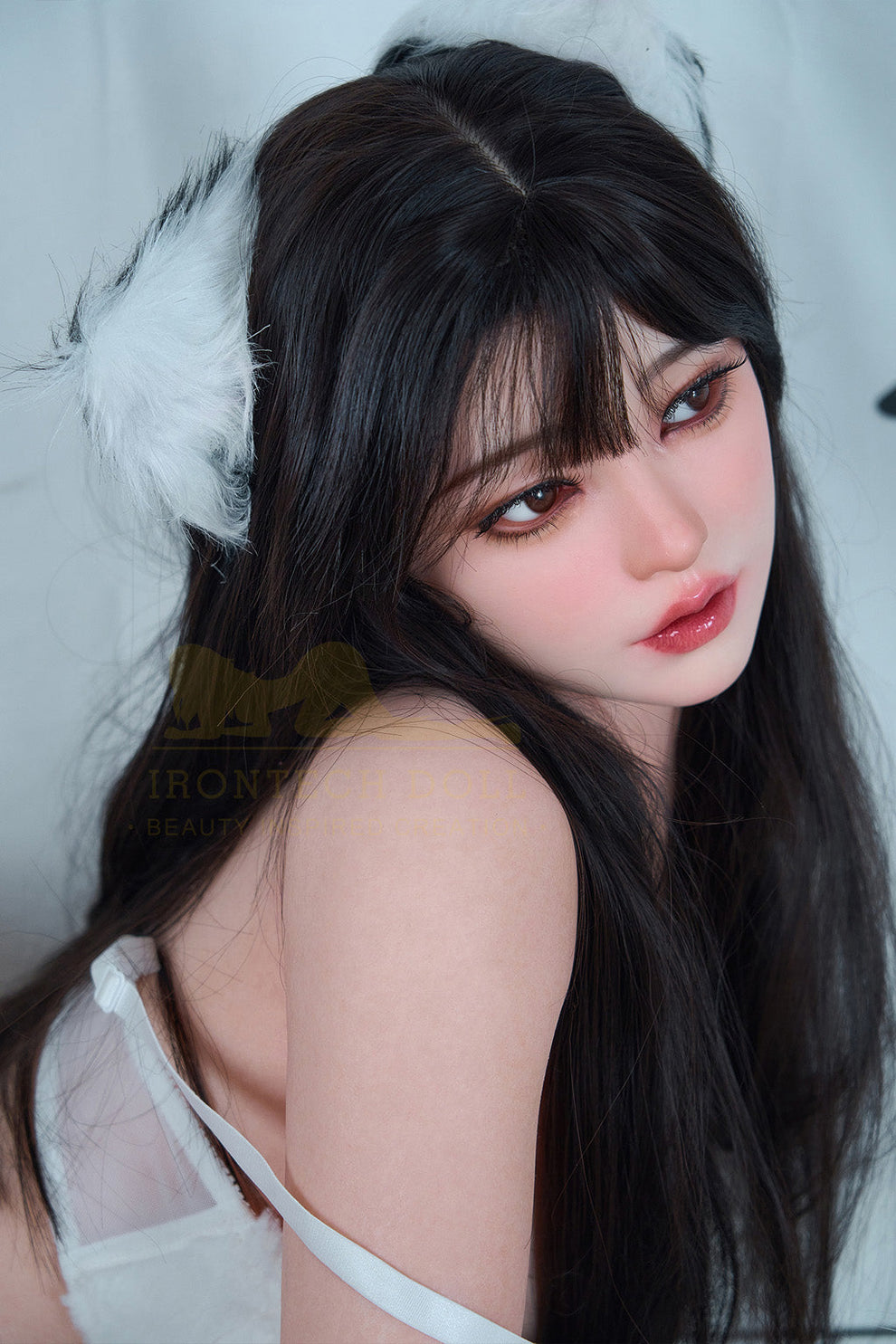 梦灵(Menglin) -164cm(5'38")E-cup Full Silicone Chinese Lovely Innocent Girl Sex Doll - Irontech Doll