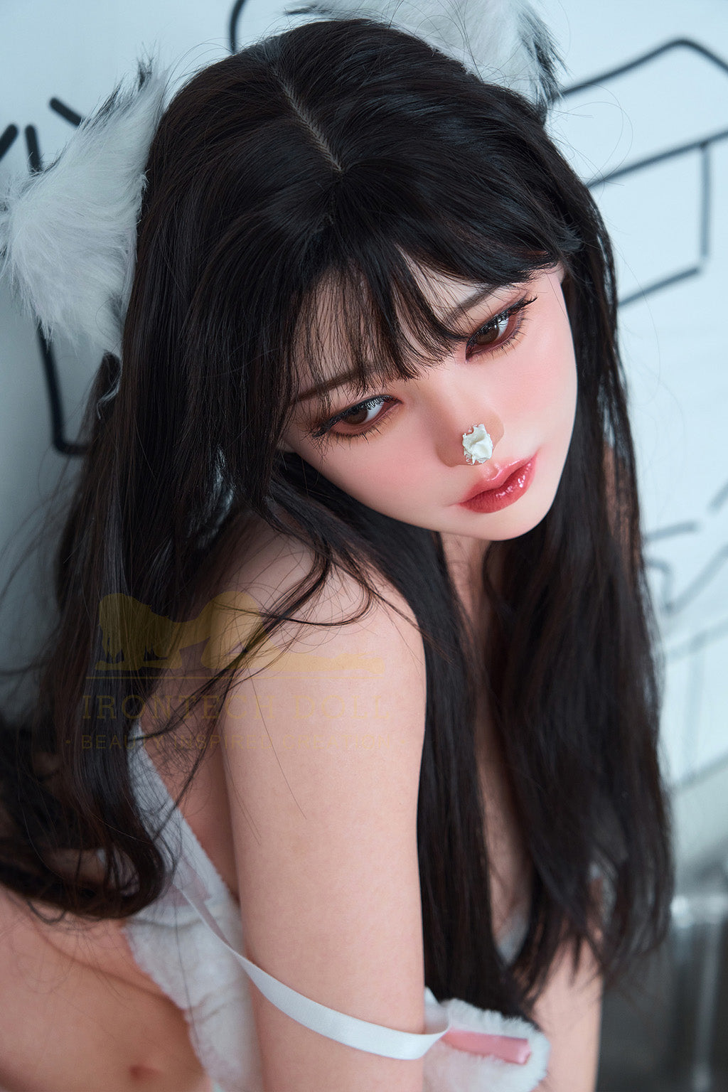 梦灵(Menglin) -164cm(5'38")E-cup Full Silicone Chinese Lovely Innocent Girl Sex Doll - Irontech Doll