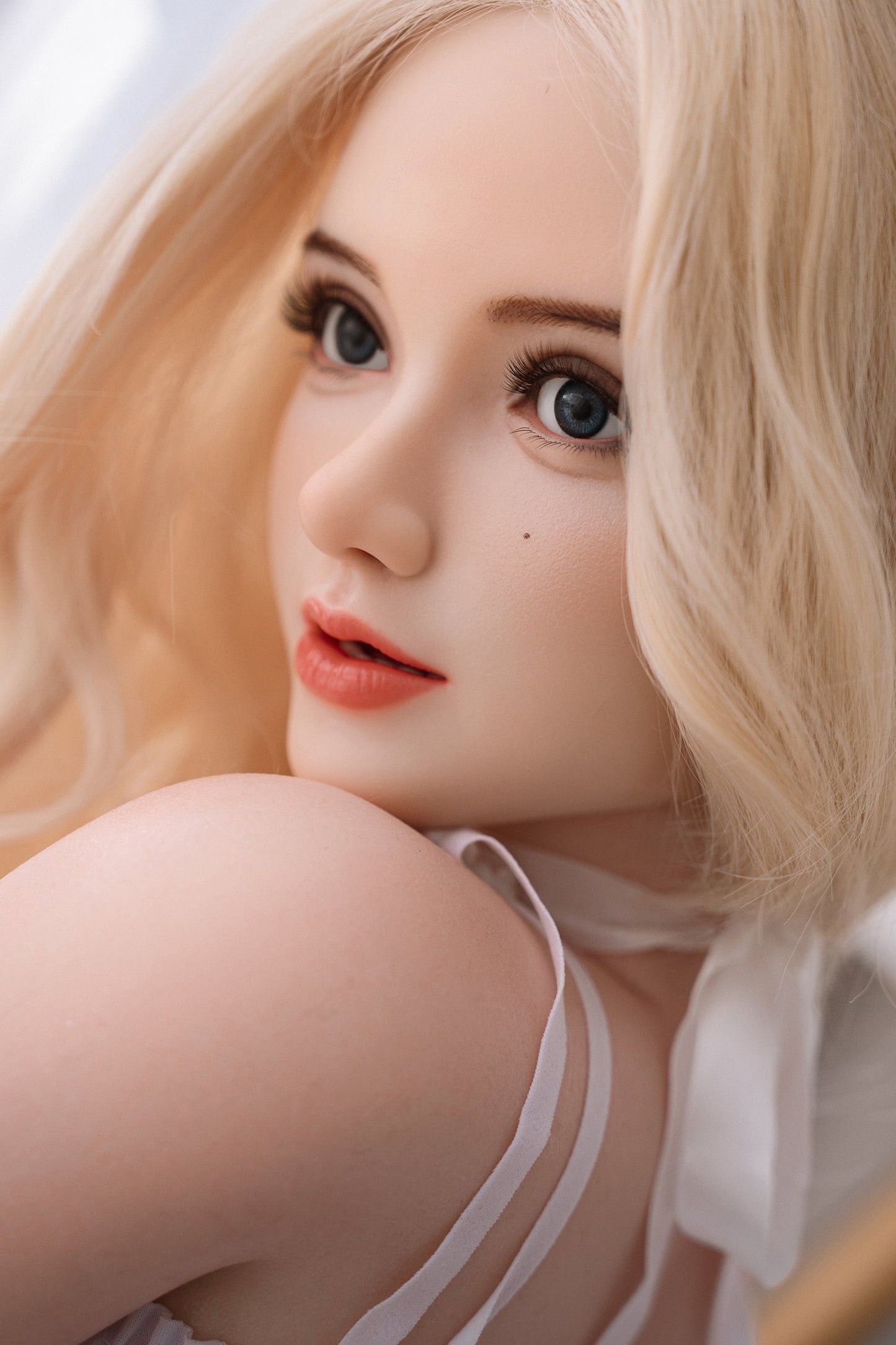 Elsie -148cm/4'85" D cup Full Silicone Sex Doll (Movable Jaw Head) - SY Doll