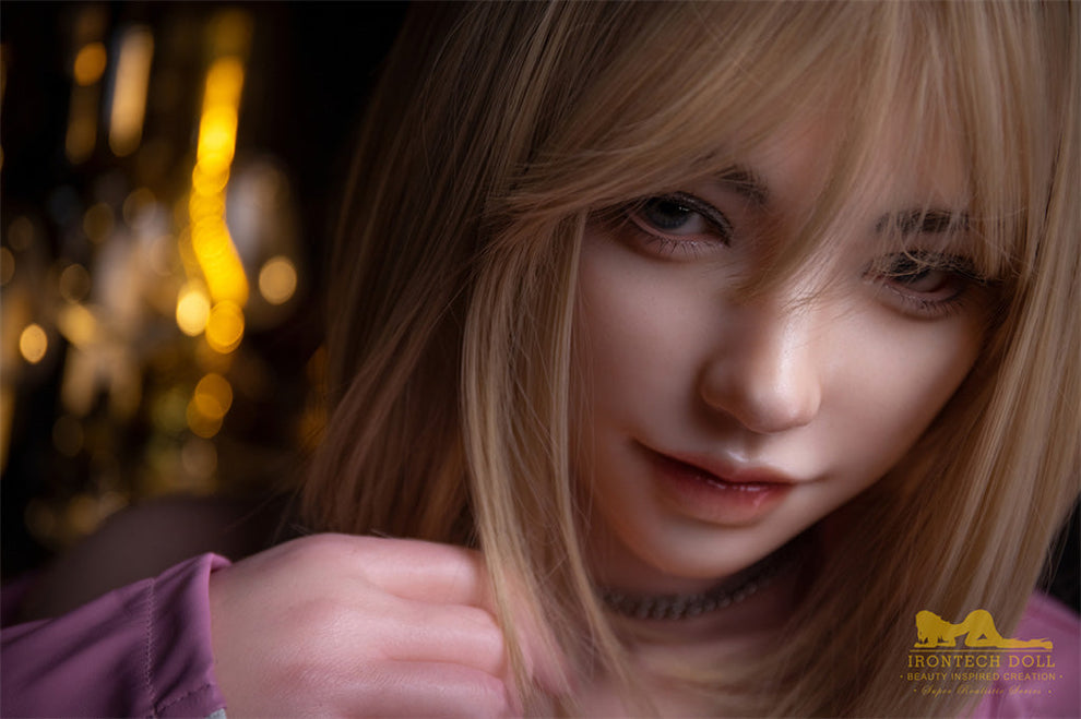 Teresa-169cm(5'54")C-cup Full Silicone Bob Jumpsuits Young Blonde Sex Doll - Irontech Doll