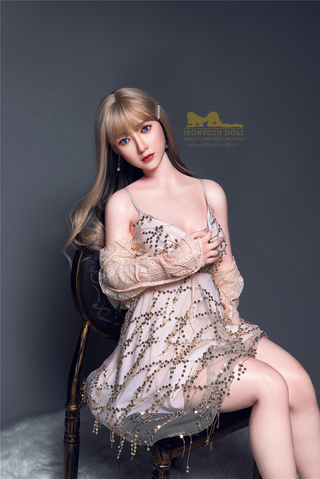 Candy -152cm(4'99") A-cup Full Silicone Sex Doll Japanese Cute Girl - Irontech Doll