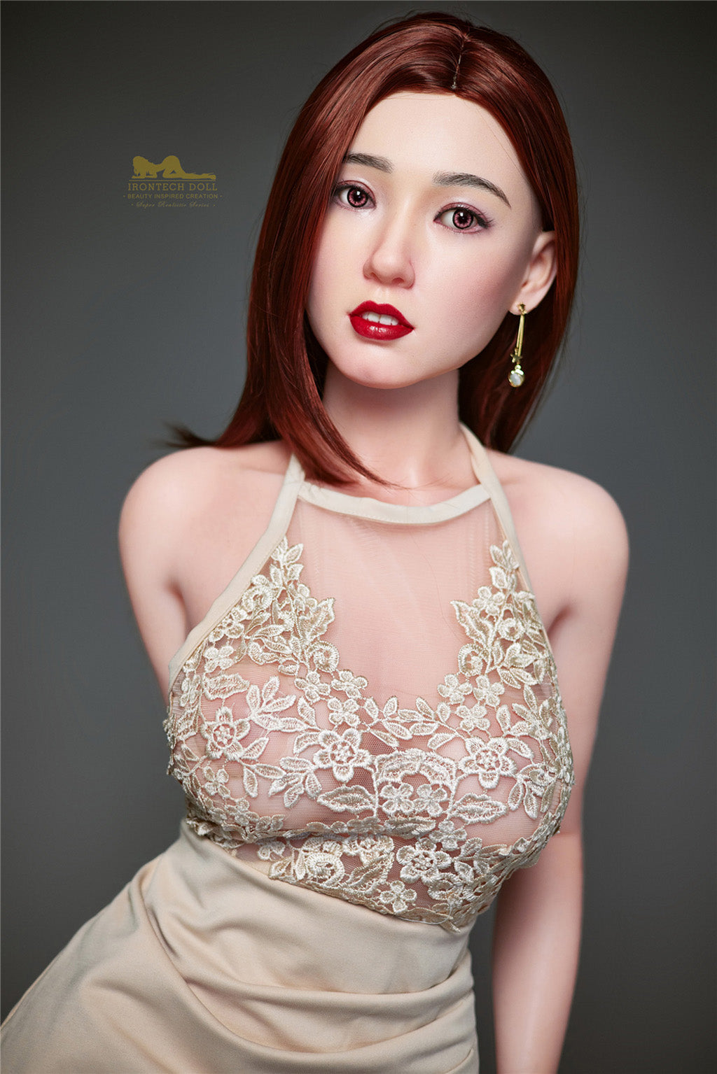 Betty-153cm(5'02") E-cup Full Silicone Sex Doll Asian Lace Skirt- Irontech Doll