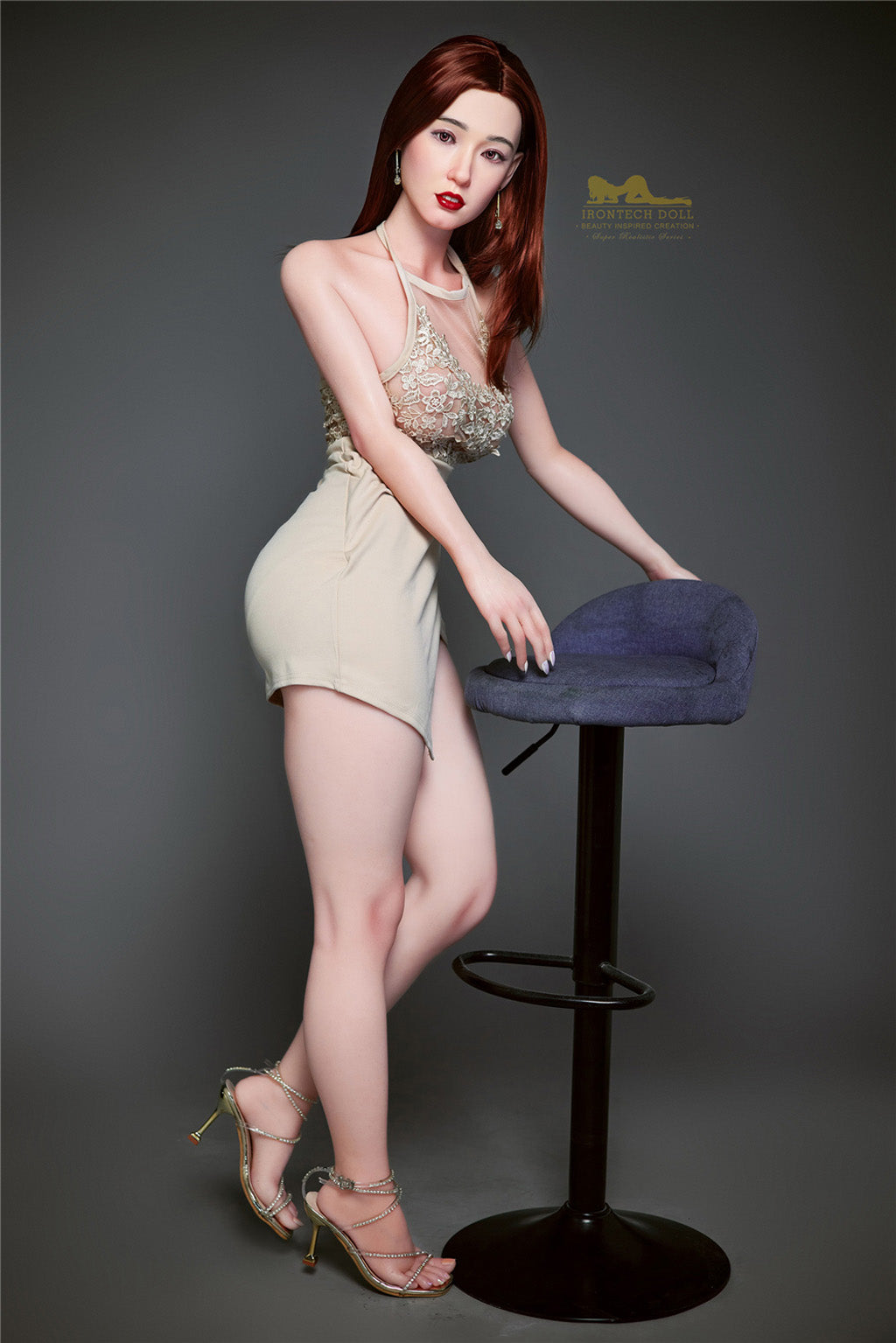 Betty-153cm(5'02") E-cup Full Silicone Sex Doll Asian Lace Skirt- Irontech Doll