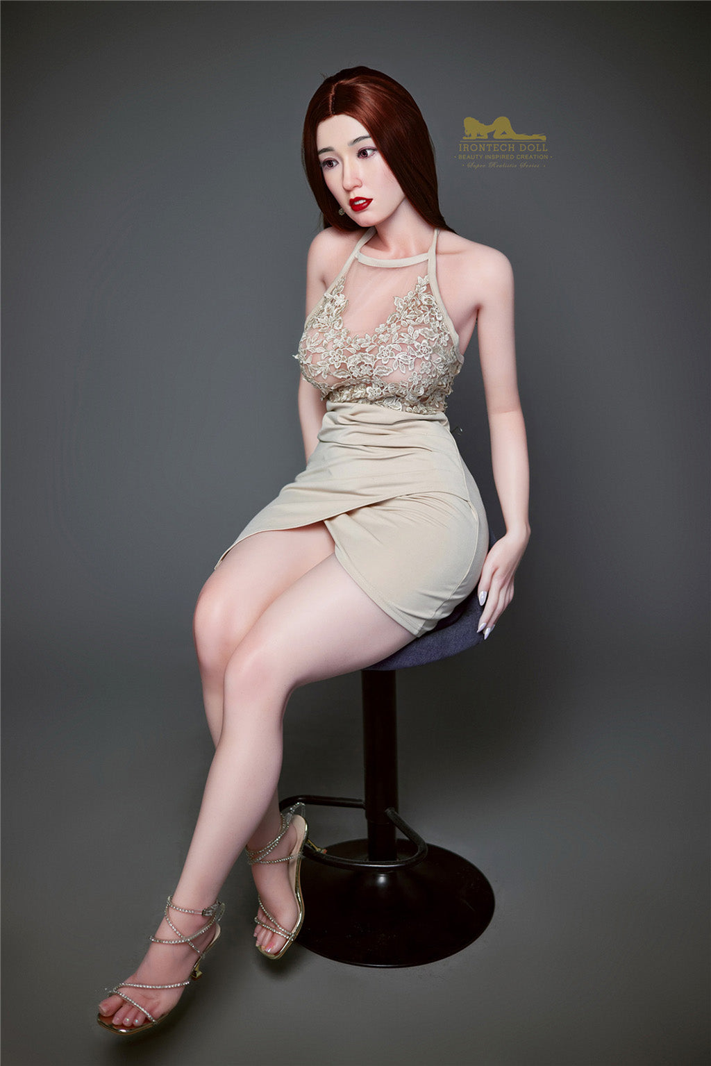 Betty-153cm(5'02") E-cup Full Silicone Sex Doll Asian Lace Skirt- Irontech Doll