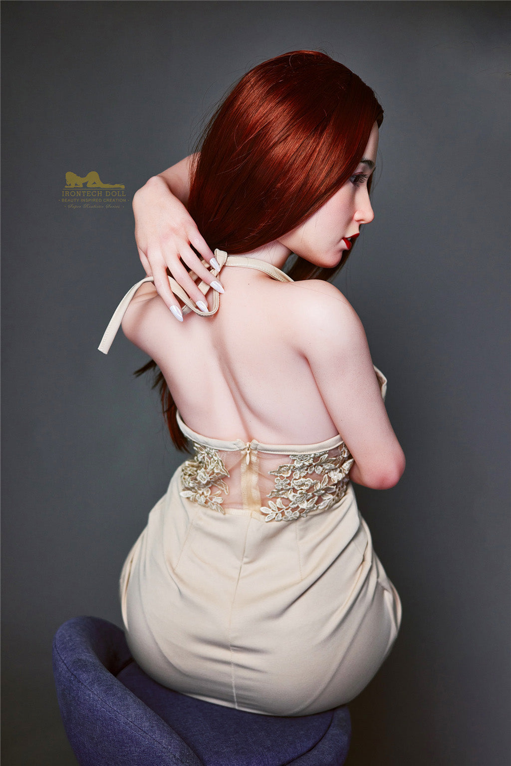 Betty-153cm(5'02") E-cup Full Silicone Sex Doll Asian Lace Skirt- Irontech Doll