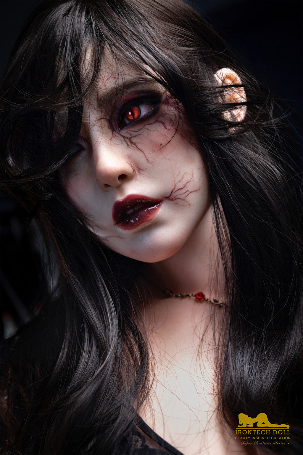 Brianna-167cm(5'48")D-cup Full Silicone Halloween Vampire Sex Doll - Irontech Doll