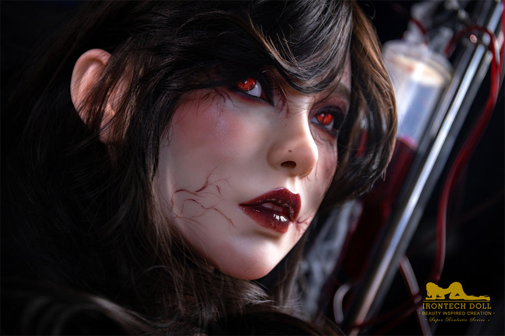 Brianna-167cm(5'48")D-cup Full Silicone Halloween Vampire Sex Doll - Irontech Doll