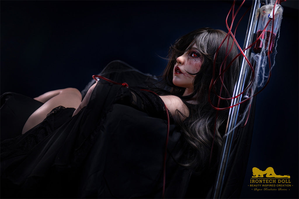 Brianna-167cm(5'48")D-cup Full Silicone Halloween Vampire Sex Doll - Irontech Doll
