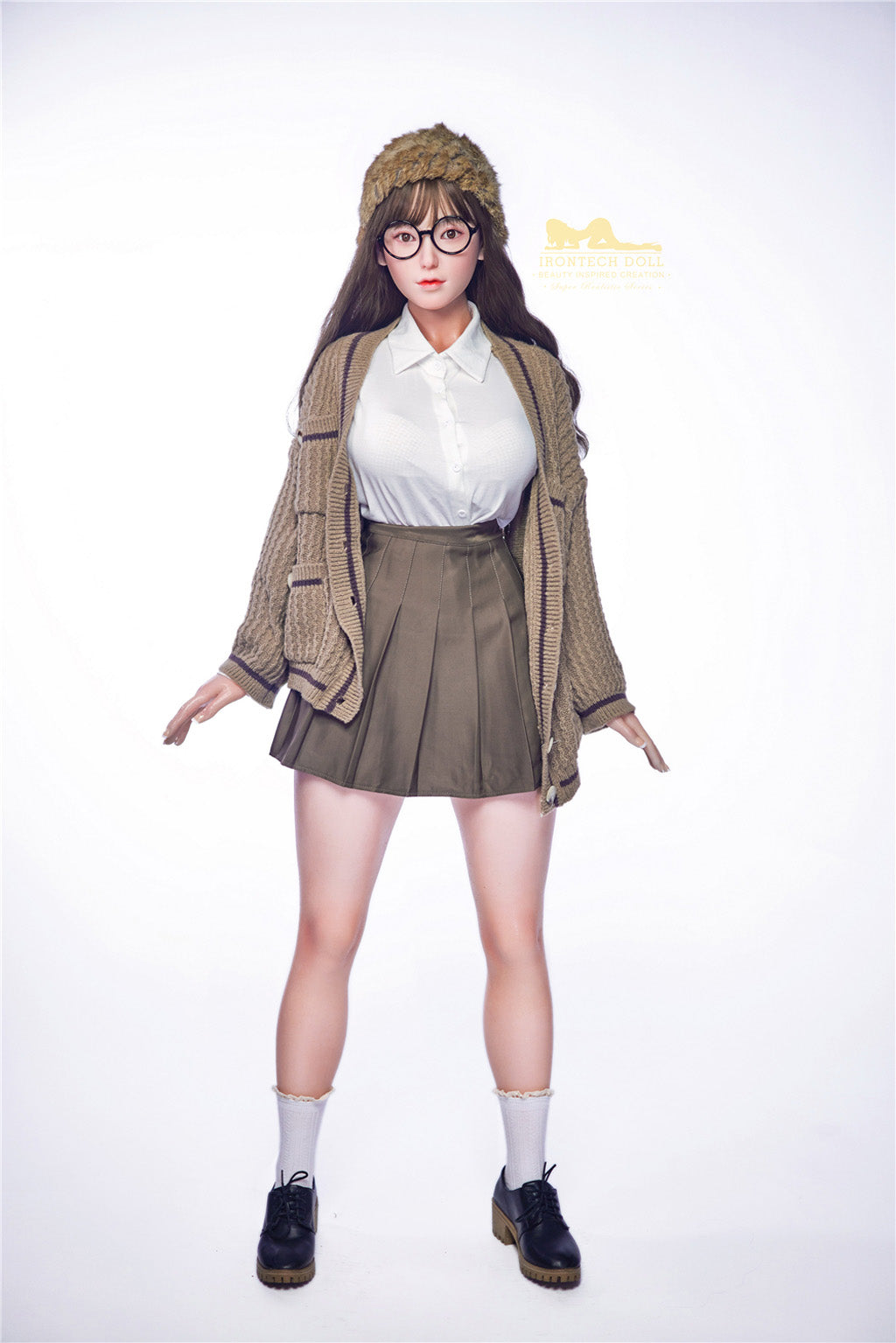 Miku-153cm(5'02") E-cup Full Silicone Sex Doll Intellectual Beauty - Irontech Doll