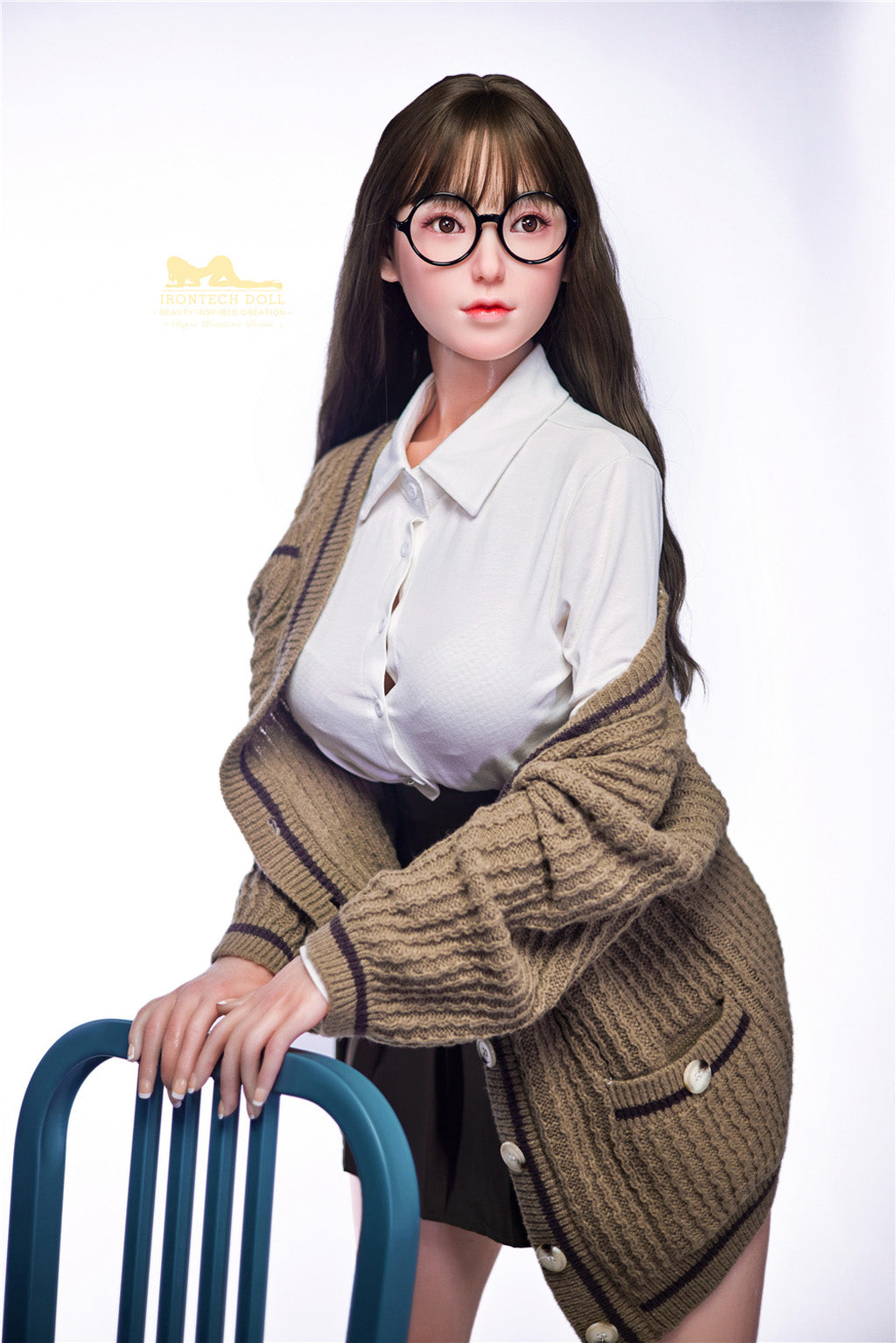 Miku-153cm(5'02") E-cup Full Silicone Sex Doll Intellectual Beauty - Irontech Doll