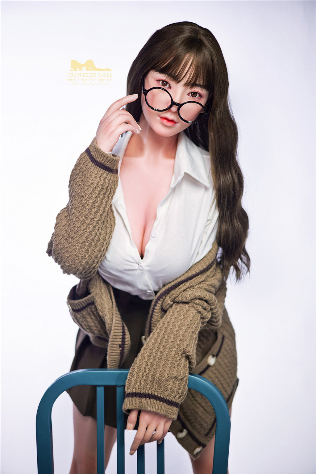 Miku-153cm(5'02") E-cup Full Silicone Sex Doll Intellectual Beauty - Irontech Doll