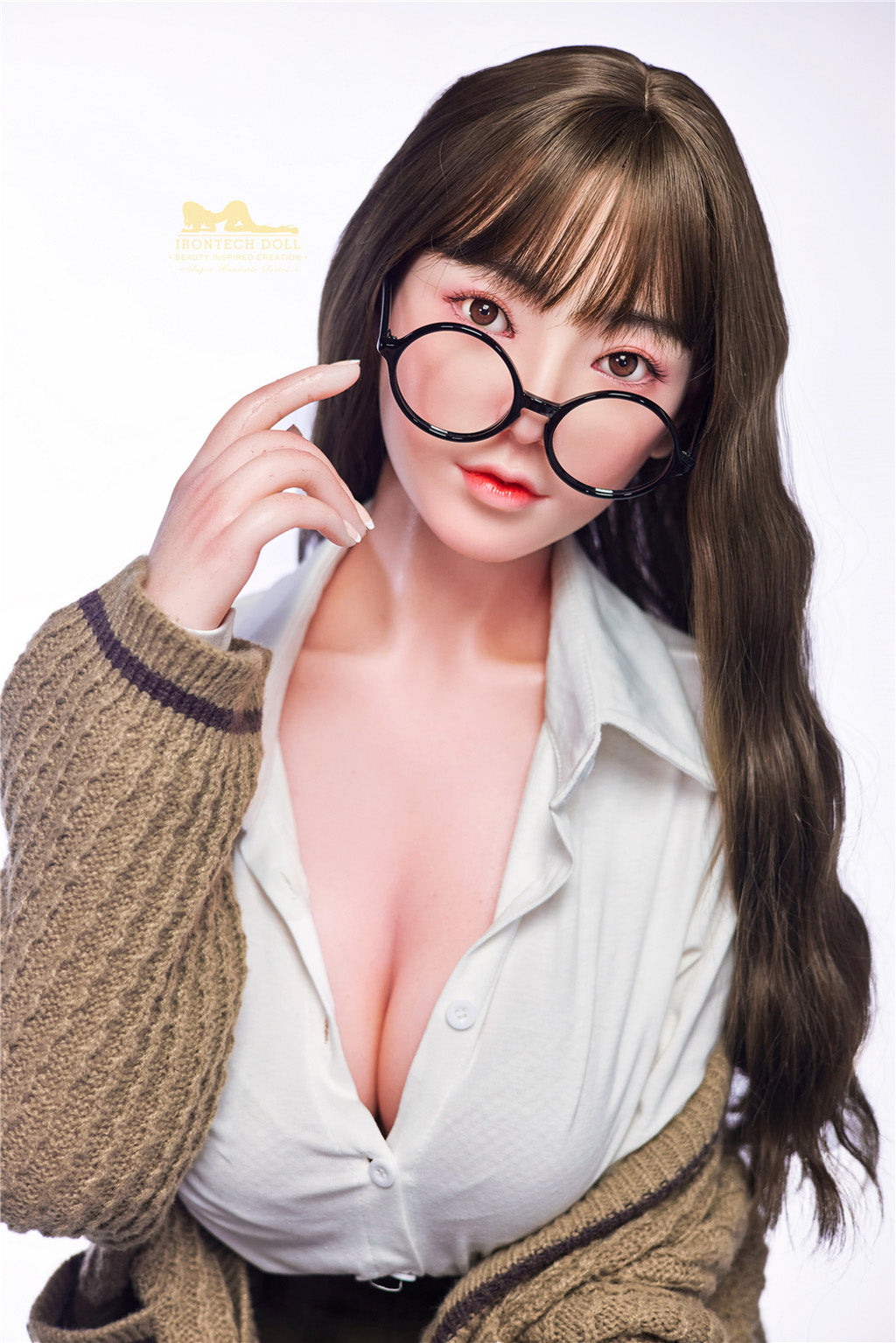 Miku-153cm(5'02") E-cup Full Silicone Sex Doll Intellectual Beauty - Irontech Doll