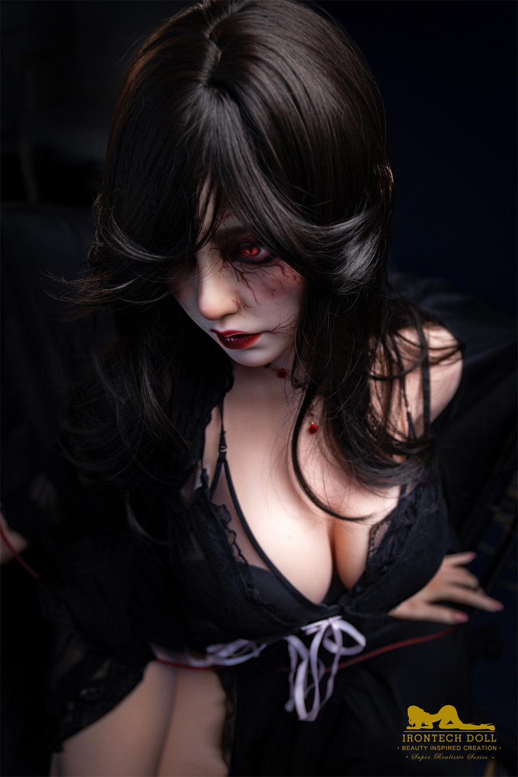 Brianna-167cm(5'48")D-cup Full Silicone Halloween Vampire Sex Doll - Irontech Doll