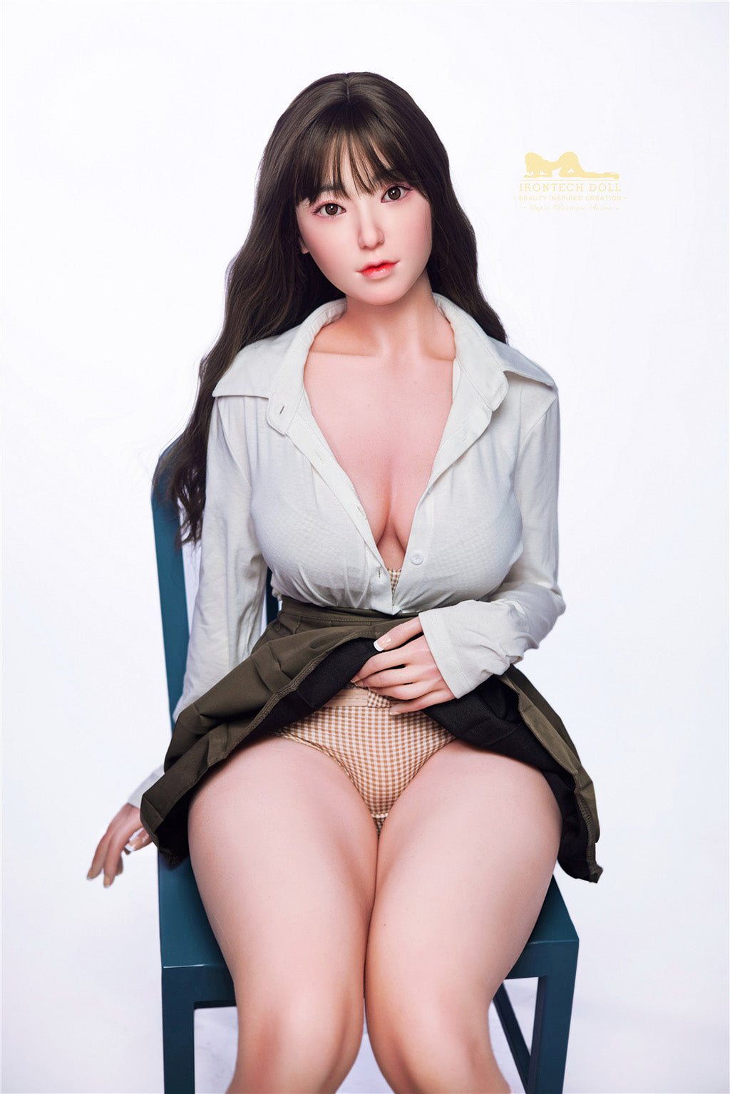 Miku-153cm(5'02") E-cup Full Silicone Sex Doll Intellectual Beauty - Irontech Doll