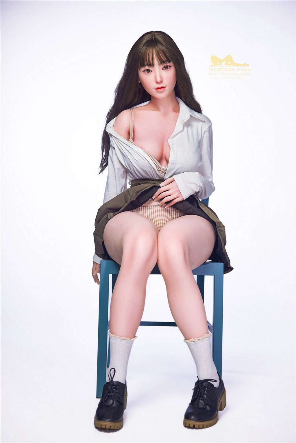 Miku-153cm(5'02") E-cup Full Silicone Sex Doll Intellectual Beauty - Irontech Doll