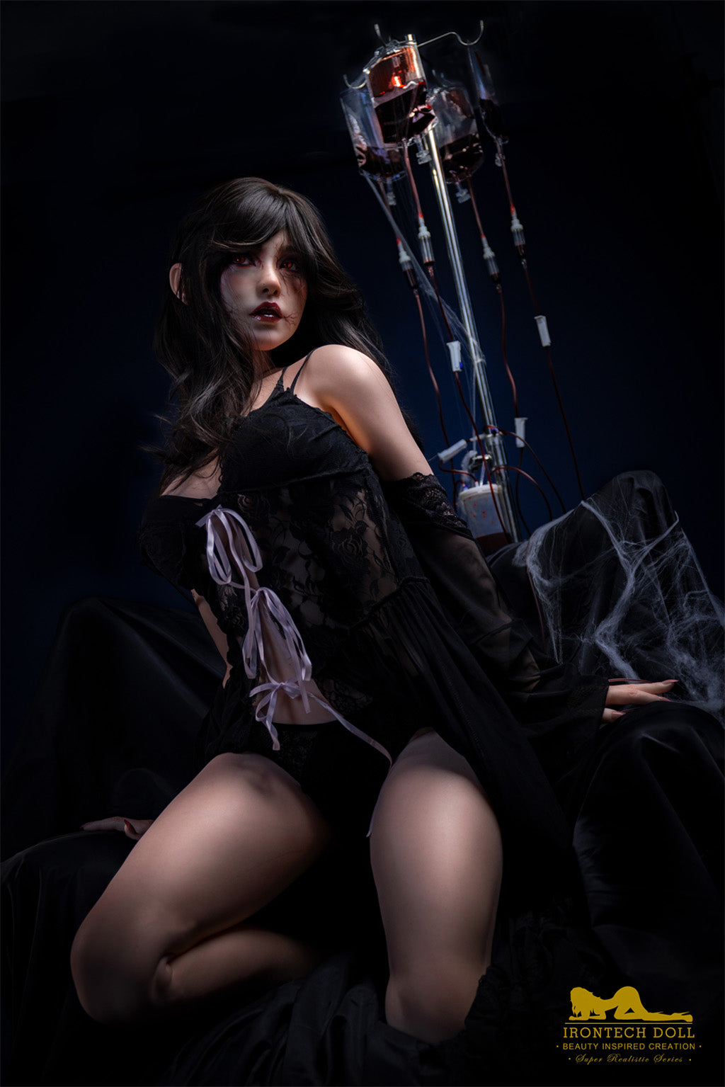 Brianna-167cm(5'48")D-cup Full Silicone Halloween Vampire Sex Doll - Irontech Doll