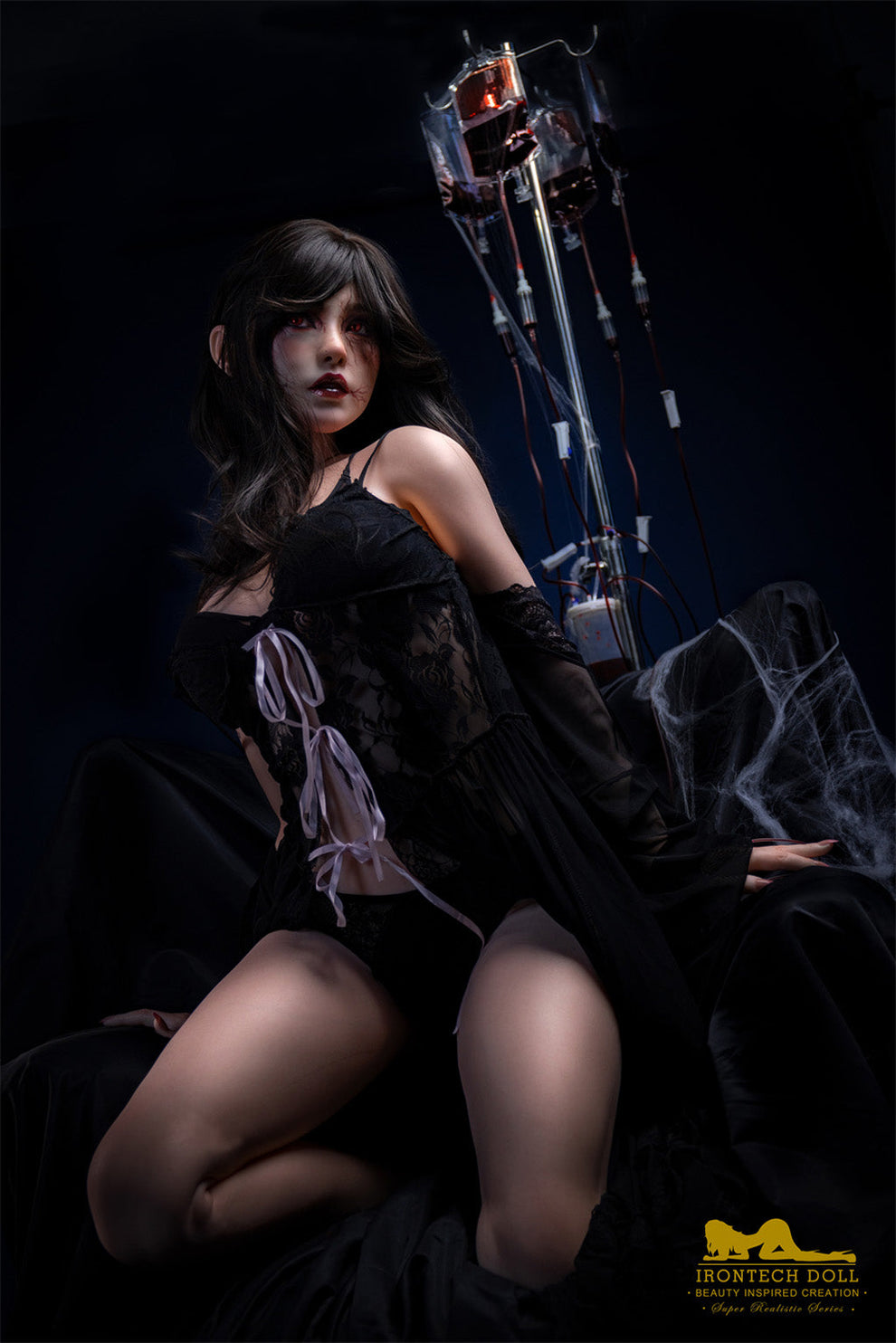 Brianna-167cm(5'48")D-cup Full Silicone Halloween Vampire Sex Doll - Irontech Doll