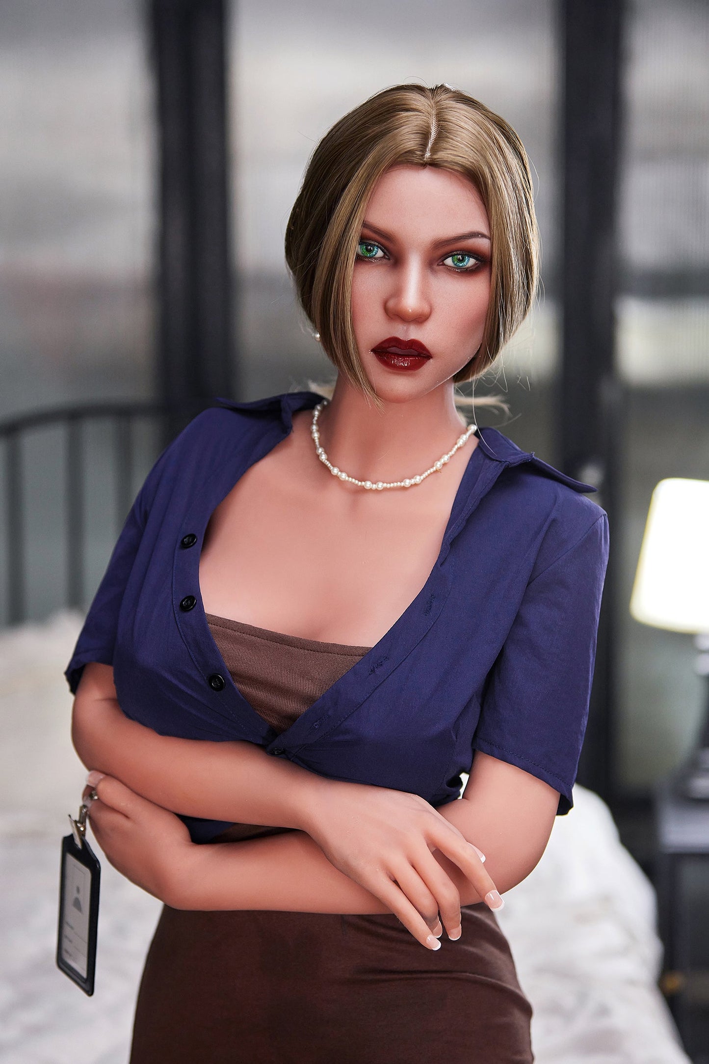 Adela- 158cm/5'18" C cup Silicone Head+TPE Body Sex Doll (Movable Jaw) - SY Doll