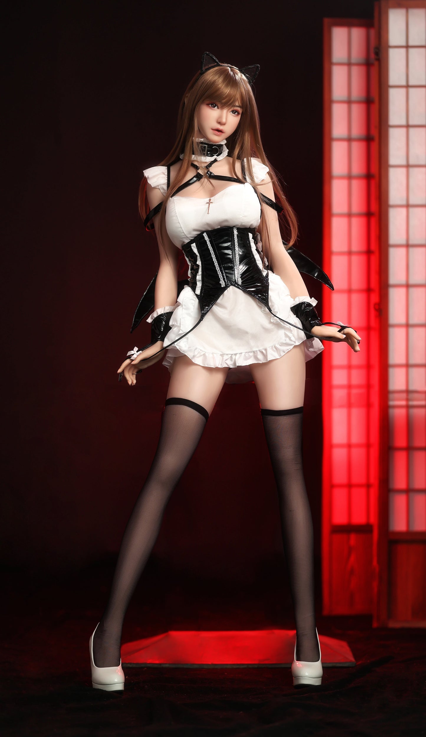 Adelaide- 160cm/5'24" C cup Silicone Head+TPE Body Sex Doll (Movable Jaw) - SY Doll