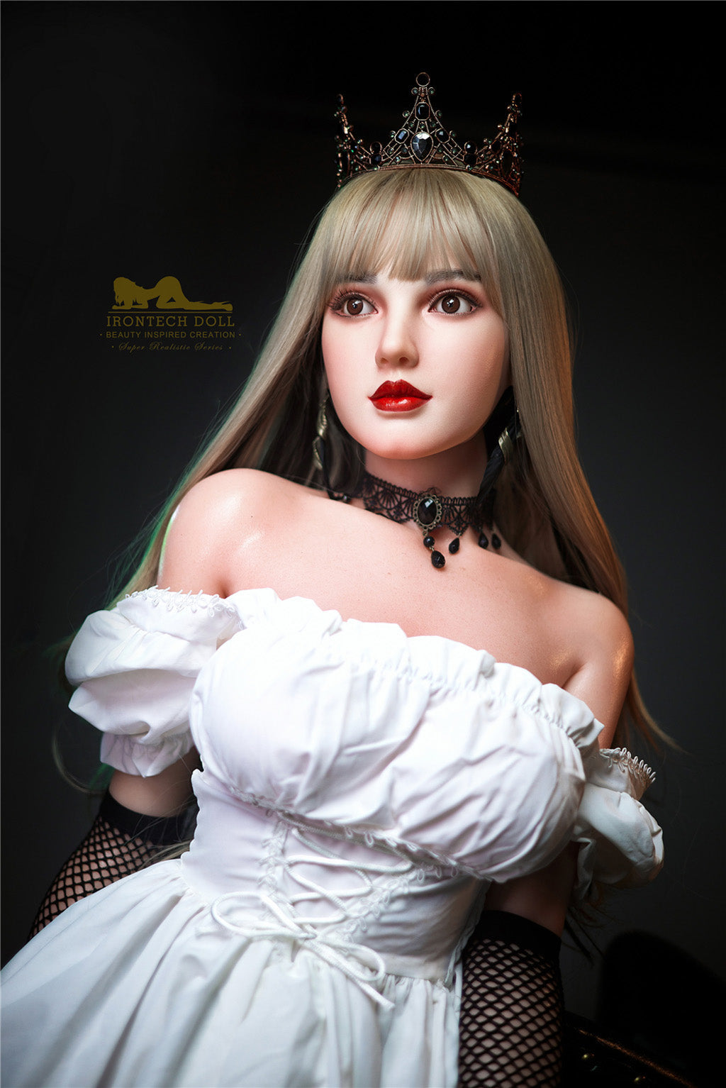 Cherry-153cm(5'02") E-cup Full Silicone Sex Doll Stocking- Irontech Doll