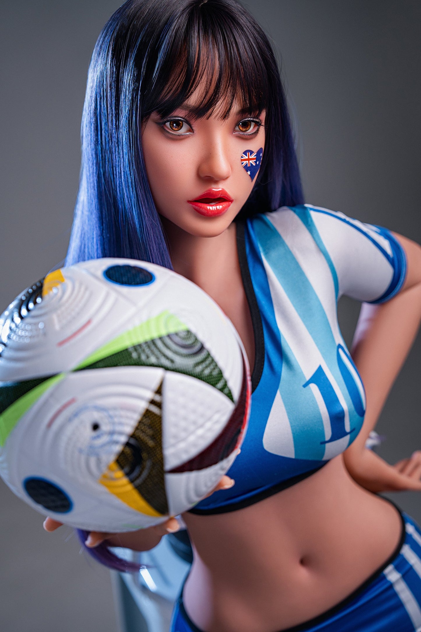 Ethel- 152cm/4'98" C cup Silicone Head+TPE Body Sex Doll (Movable Jaw Head) - SY Doll