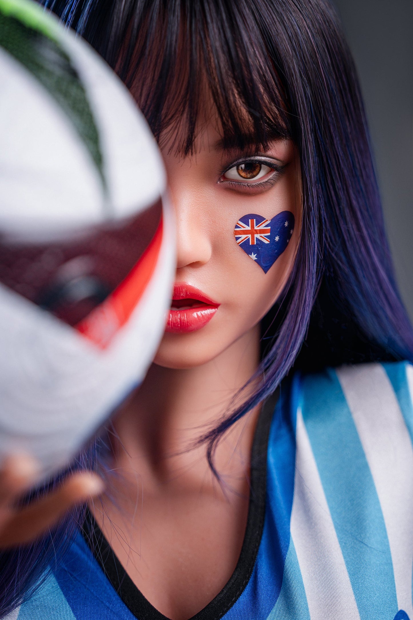 Ethel- 152cm/4'98" C cup Silicone Head+TPE Body Sex Doll (Movable Jaw Head) - SY Doll