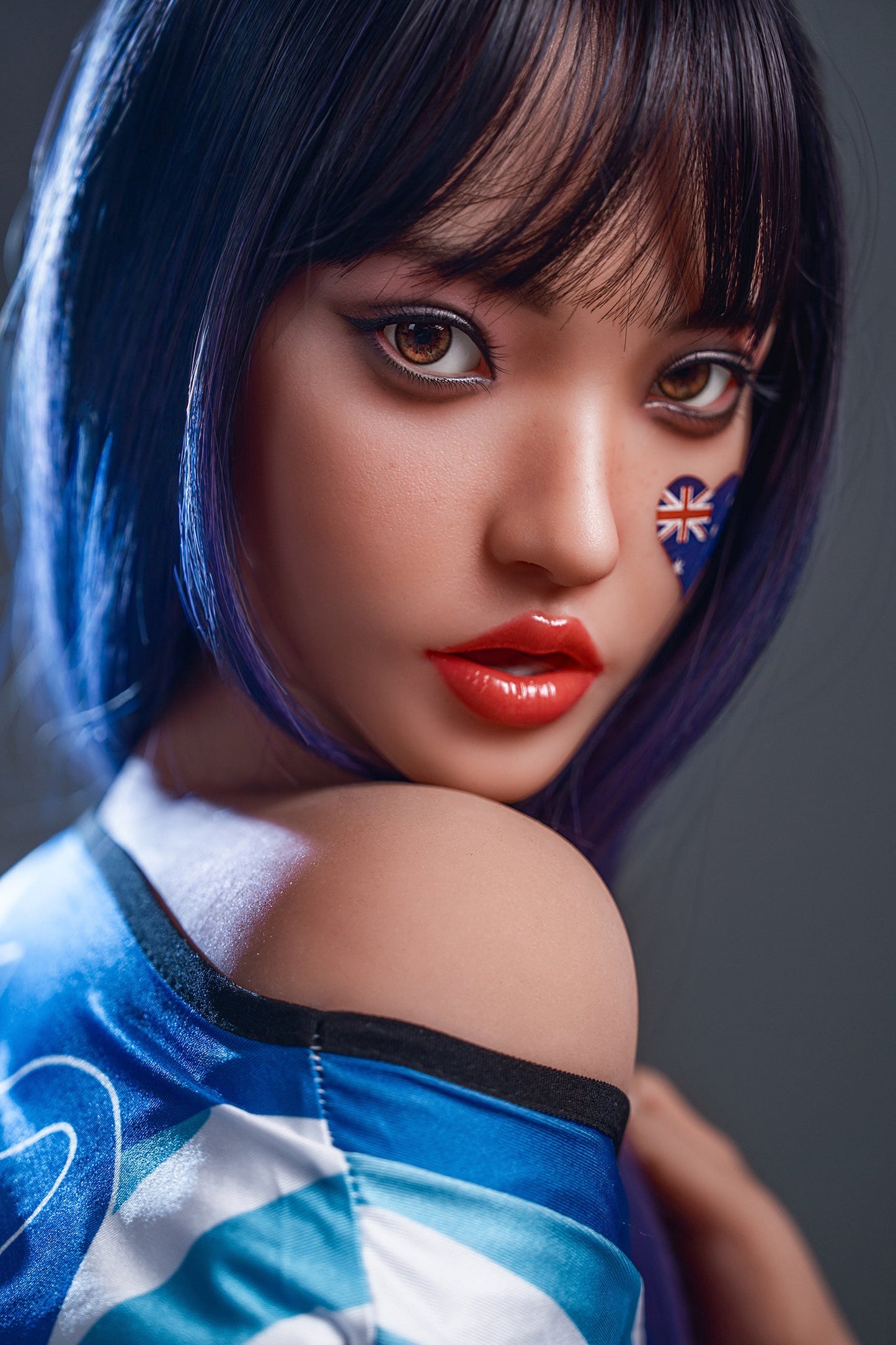 Ethel- 152cm/4'98" C cup Silicone Head+TPE Body Sex Doll (Movable Jaw Head) - SY Doll