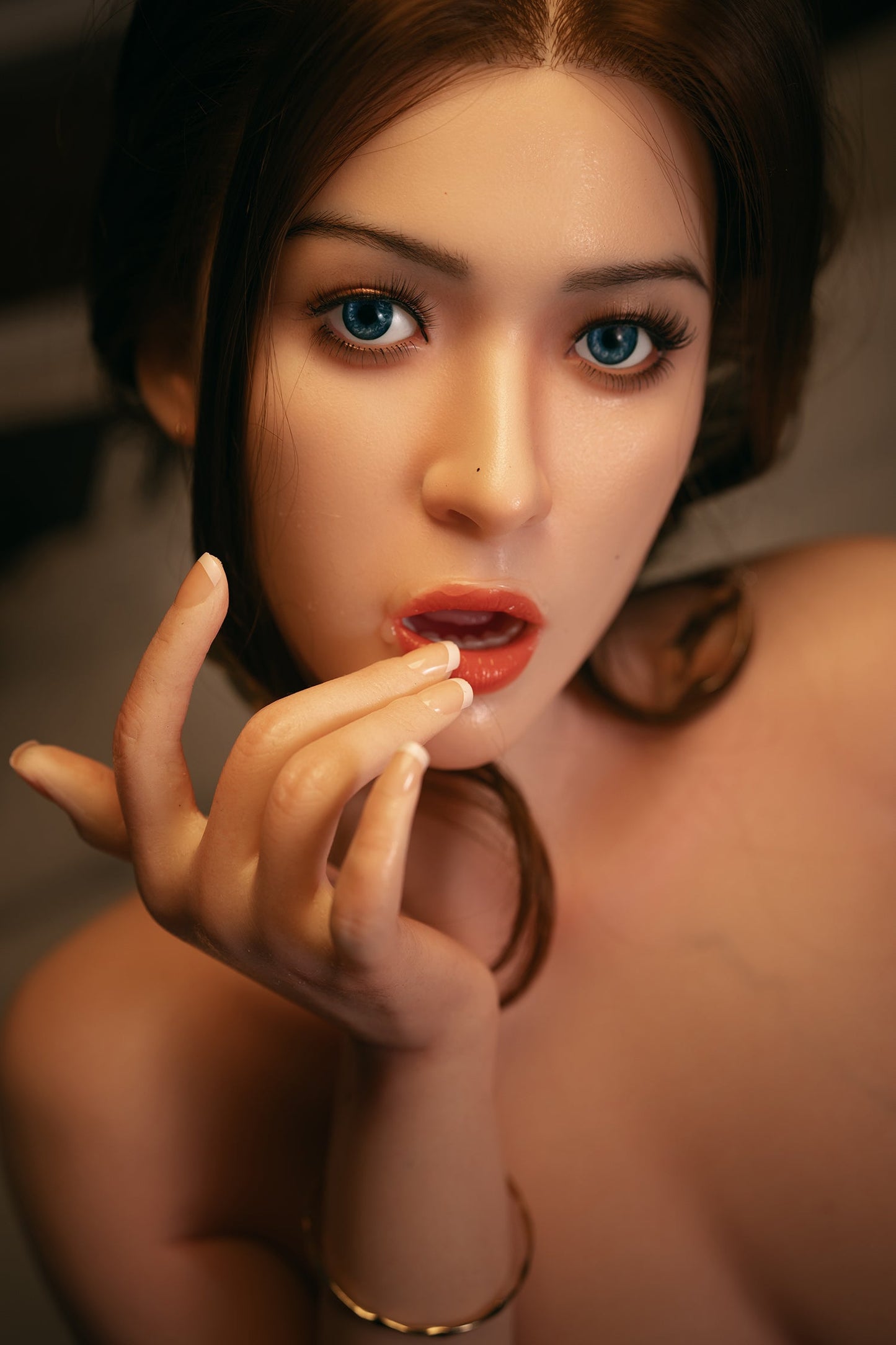 Calantha - 166cm/5'44"D cup Full Silicone Sex Doll(Movable jaw head) - SY Doll