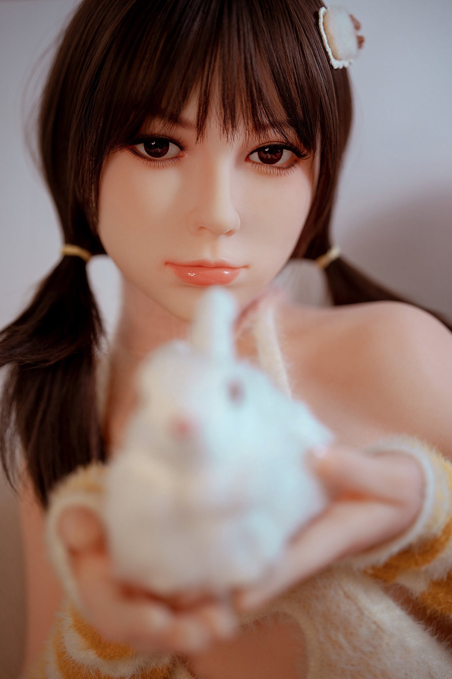 Sophia - 150cm/4'92" A cup Silicone Head+TPE Body - SY Doll Flat Chest