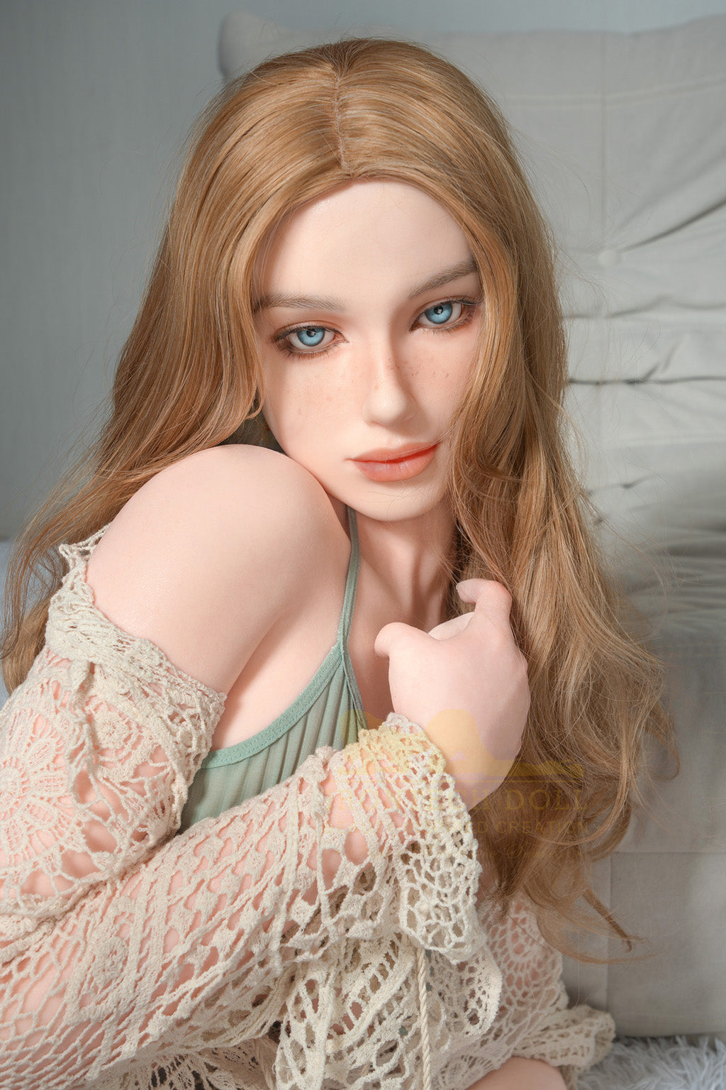 Gloria-162cm(5'31")Full Silicone Canadian Bikini Blonde Sex Doll Minus B-cup - Irontech Doll