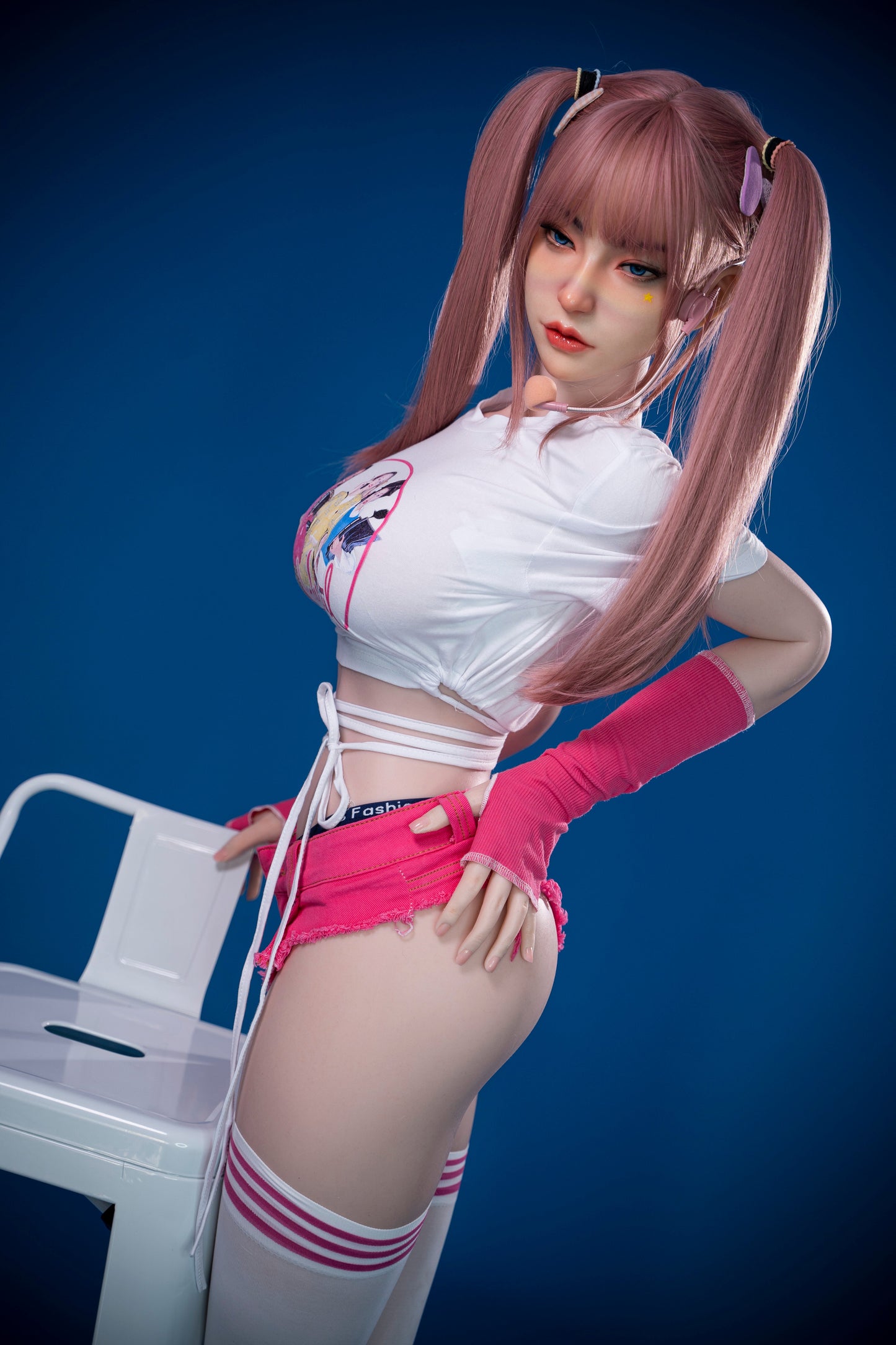 Evelyn - 163cm/5'34" D cup Full Silicone Sex Doll(Movable Jaw Head) - SY Doll