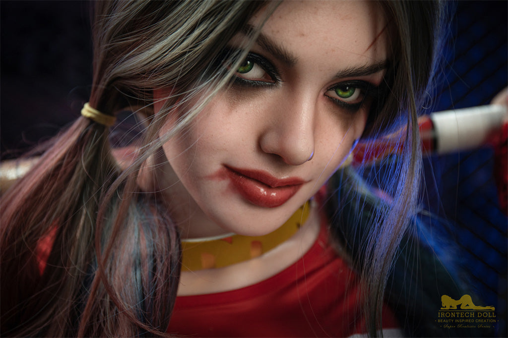 Ivy-166cm(5'45")Minus D-cup Full Silicone Ponytail Cosplay Tattoo Girl Sex Doll - Irontech Doll