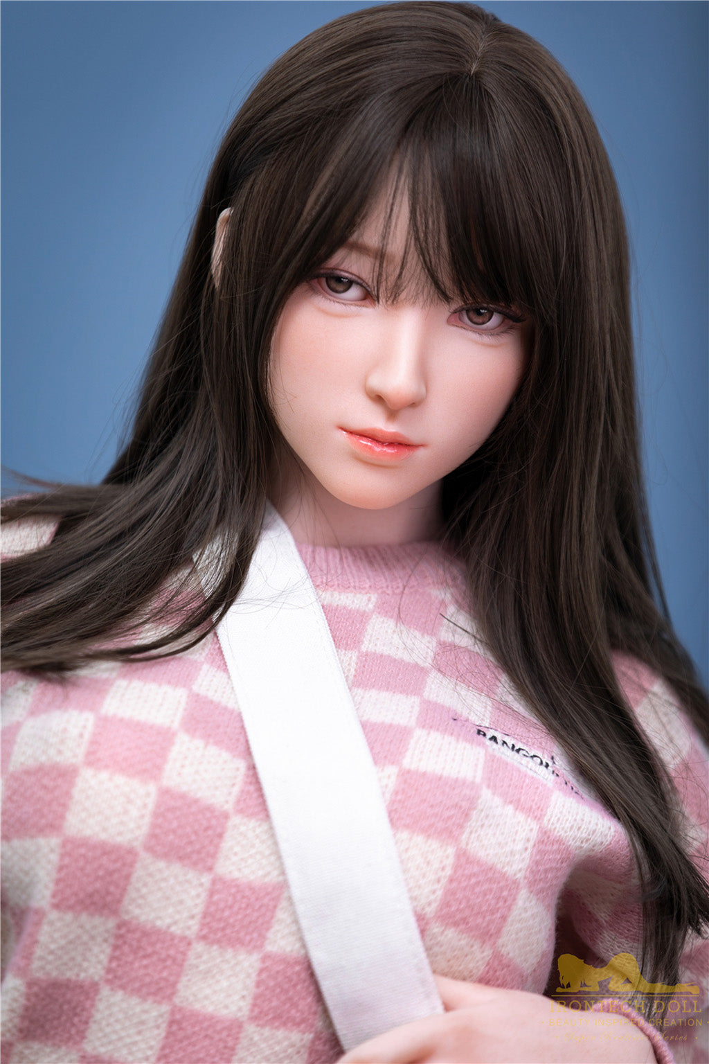 Miyuki-153cm(5'02") E-cup Full Silicone Sex Doll Japanese Plaid Student - Irontech Doll