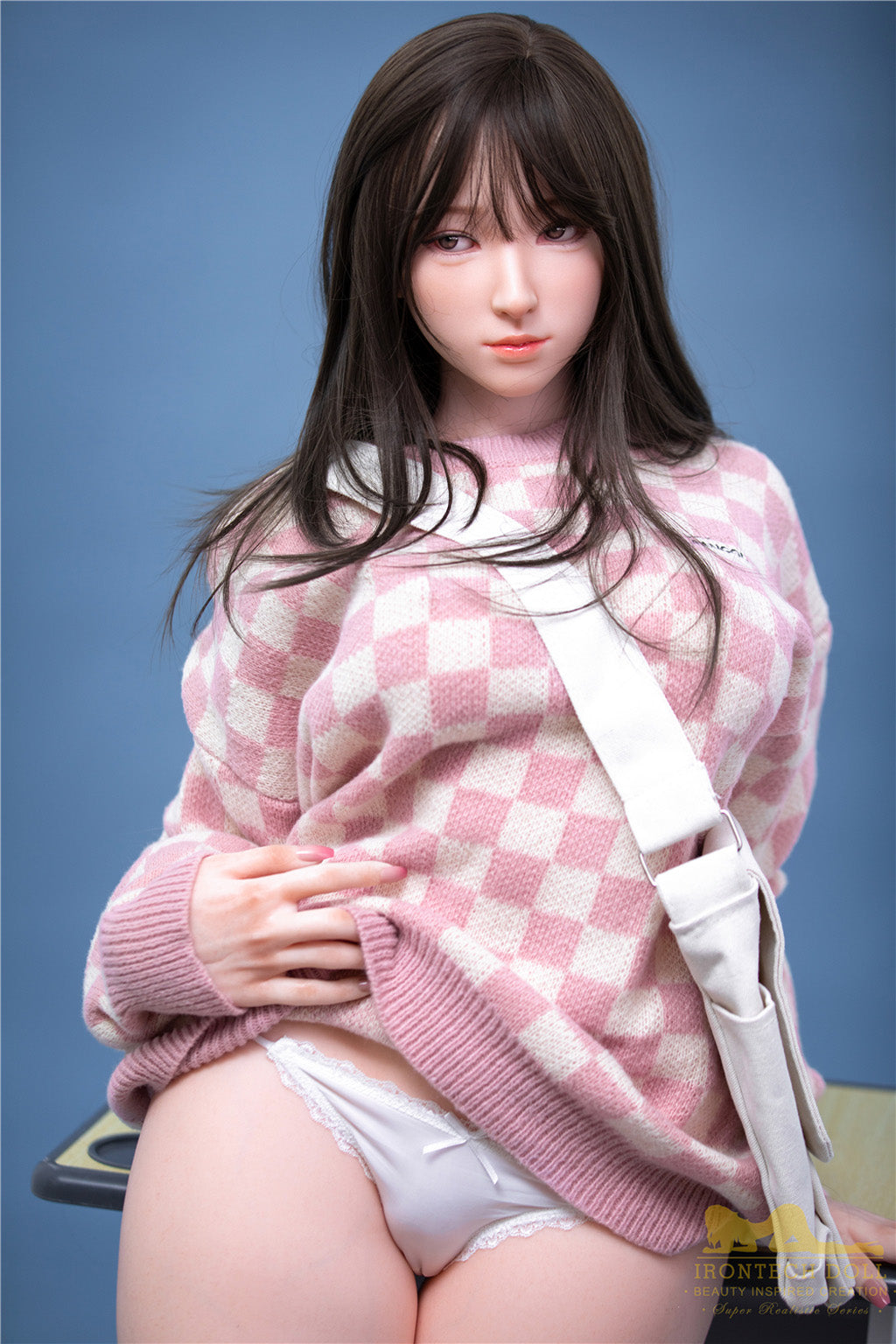 Miyuki-153cm(5'02") E-cup Full Silicone Sex Doll Japanese Plaid Student - Irontech Doll