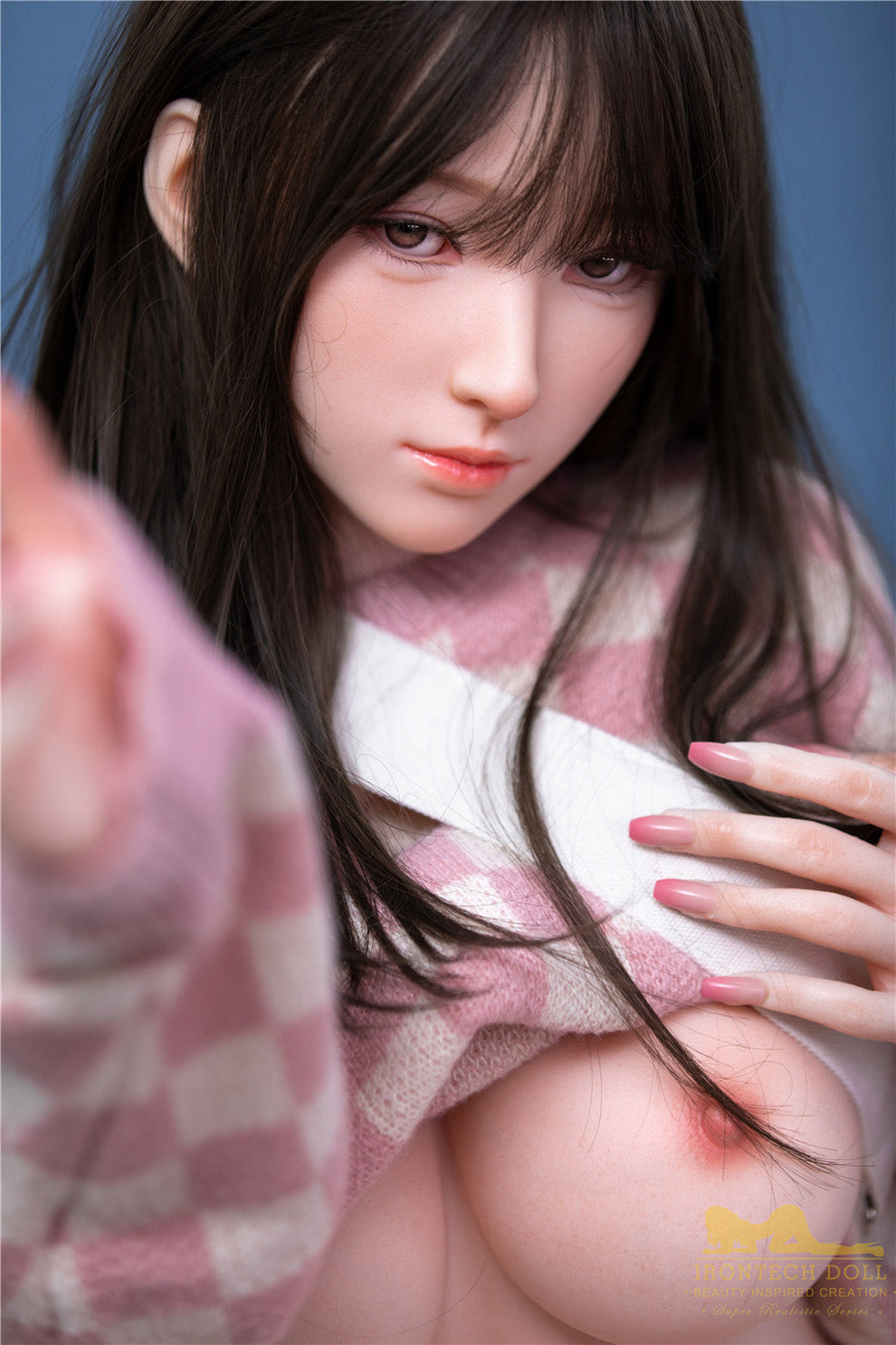 Miyuki-153cm(5'02") E-cup Full Silicone Sex Doll Japanese Plaid Student - Irontech Doll