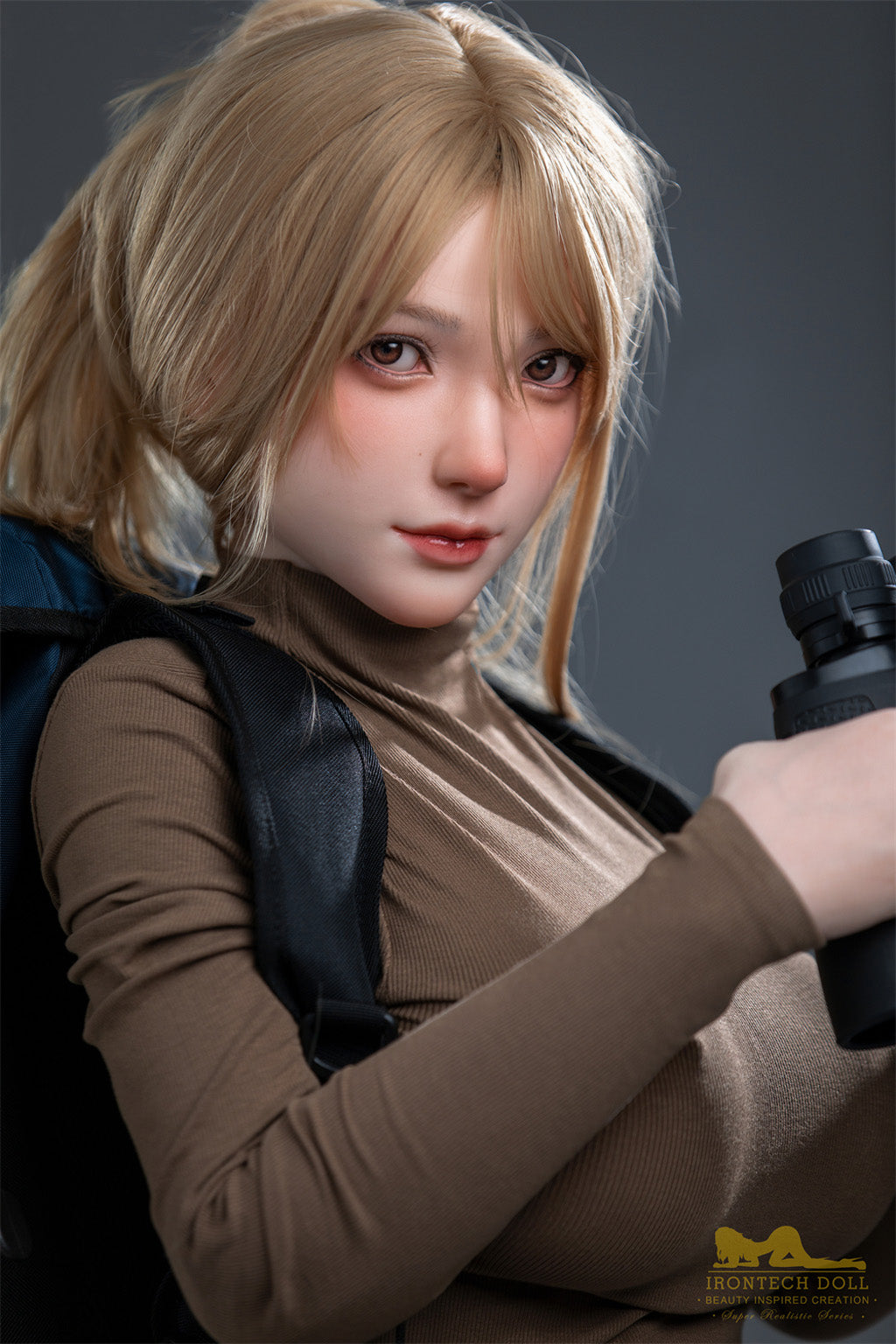 Amy-165cm(5'41")F-cup Full Silicone Mega Breasts Outdorr Hiking Sex Doll in stock- Irontech Doll