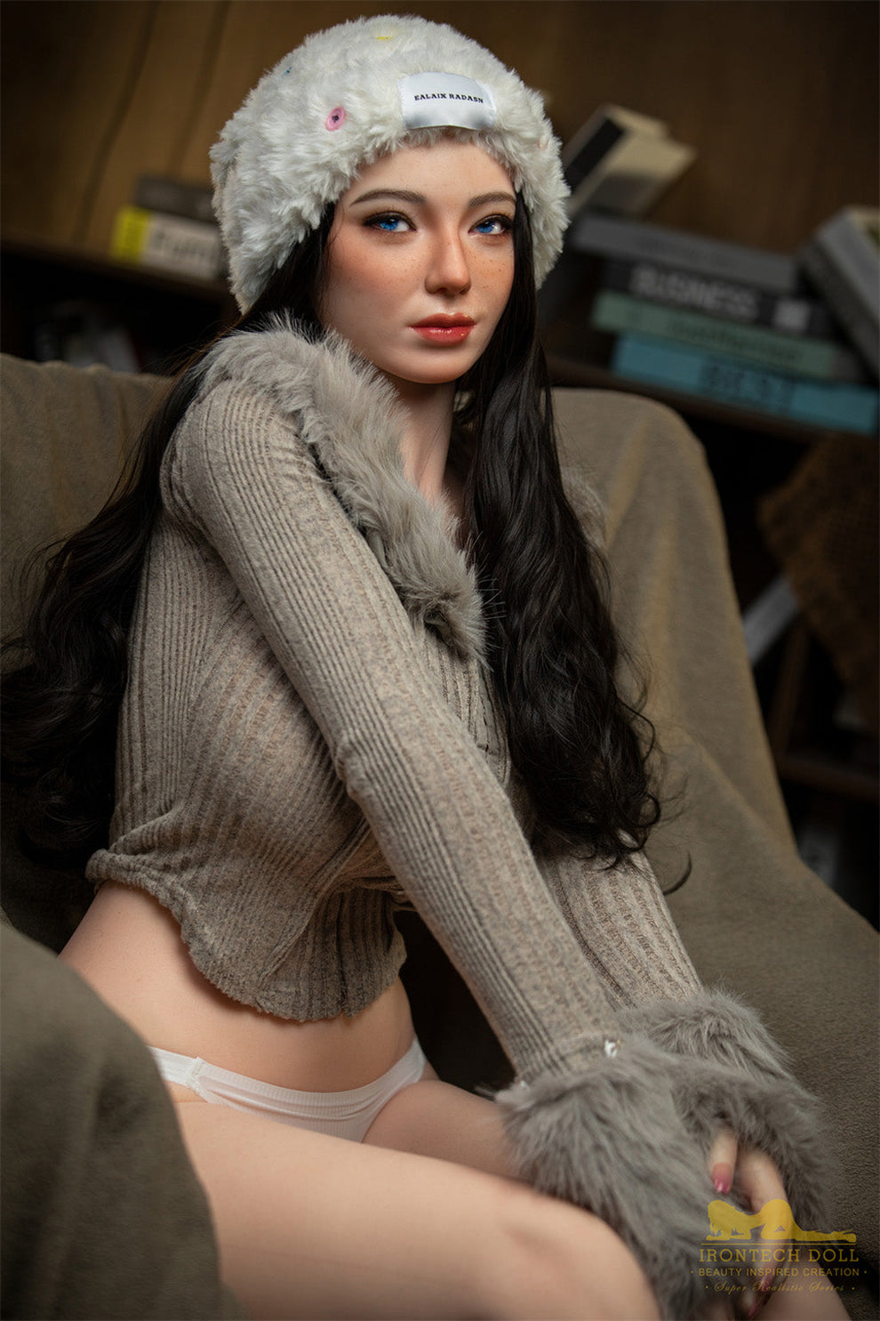 Maria-165cm(5'41")F-cup Full Silicone Asain Mega Breasts Aritist Sex Doll - Irontech Doll