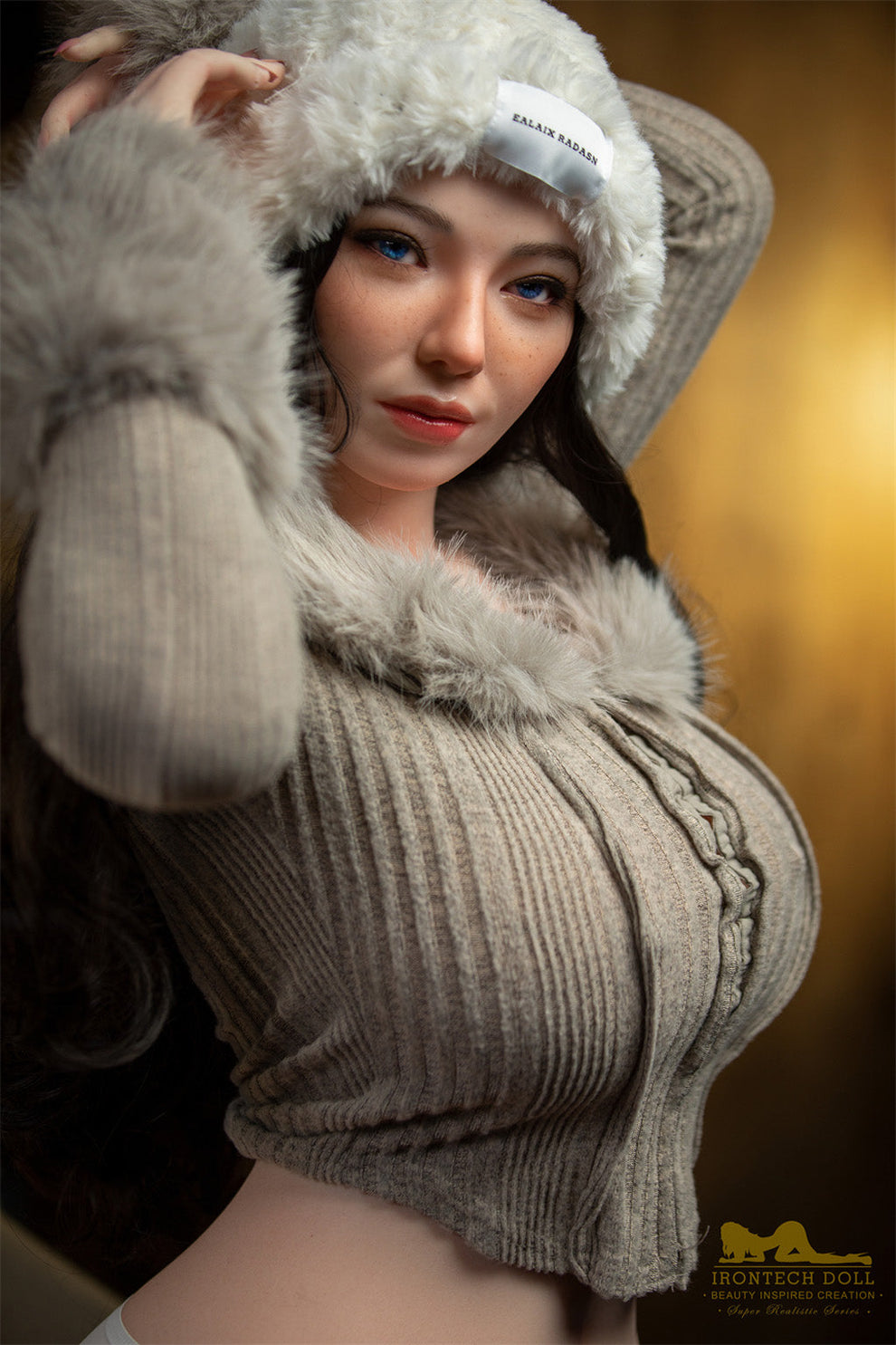 Maria-165cm(5'41")F-cup Full Silicone Asain Mega Breasts Aritist Sex Doll - Irontech Doll