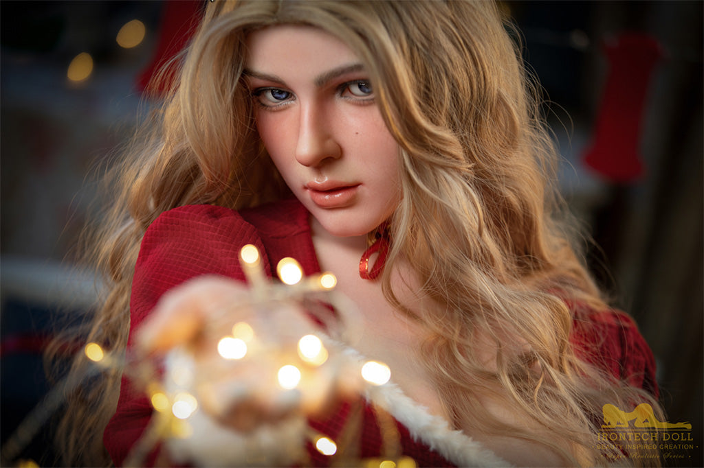Fenny -164cm(5'38")E-cup Full Silicone Christmas Blonde Sex Doll- Irontech Doll