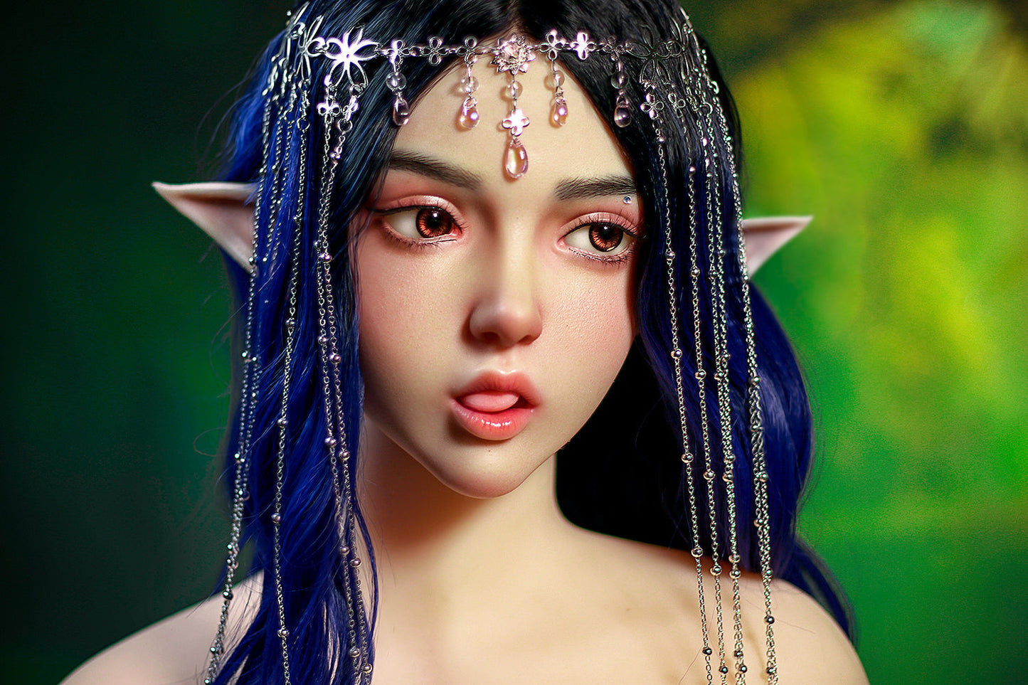 Lisa -160cm/5'24" B cup Silicone Head+TPE Body Sex Doll (Movable Jaw)- SY Doll