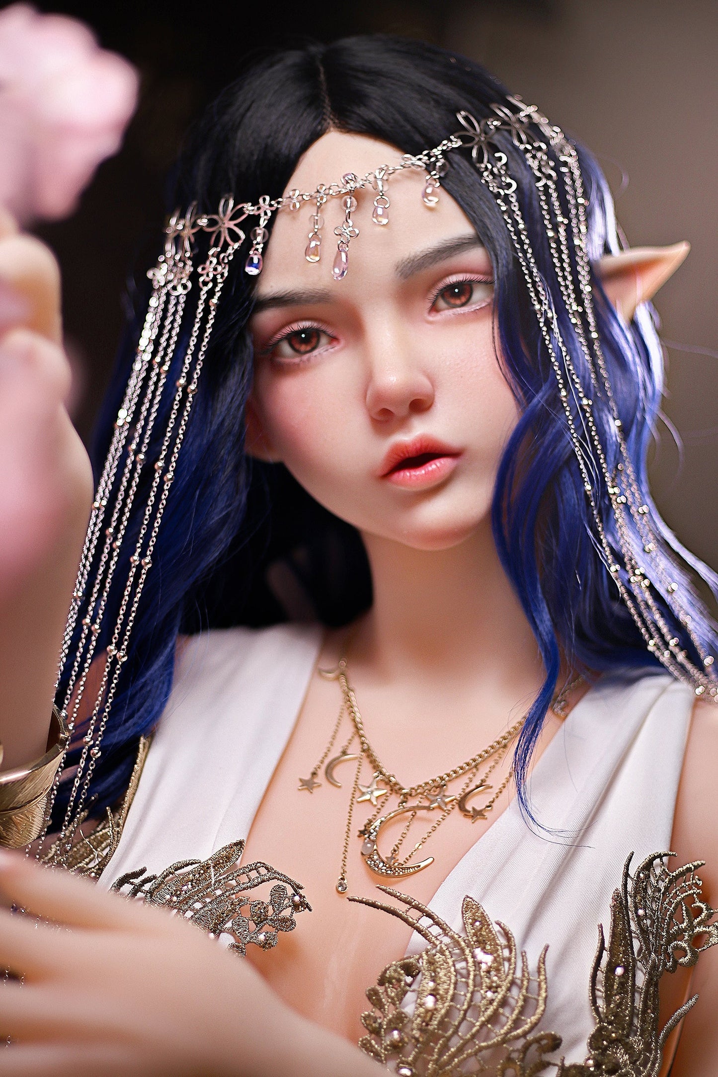 Lisa -160cm/5'24" B cup Silicone Head+TPE Body Sex Doll (Movable Jaw)- SY Doll