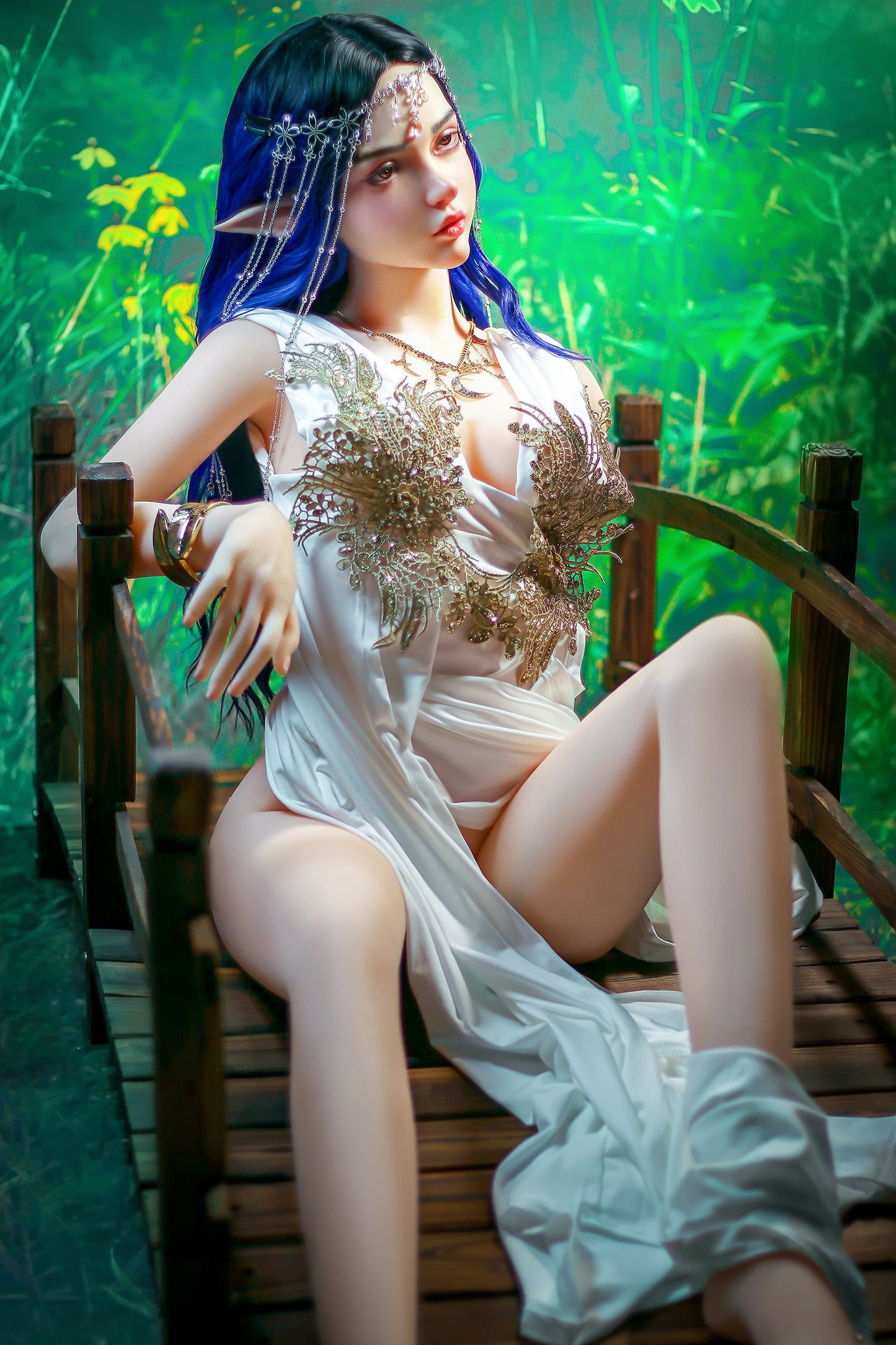Lisa -160cm/5'24" B cup Silicone Head+TPE Body Sex Doll (Movable Jaw)- SY Doll