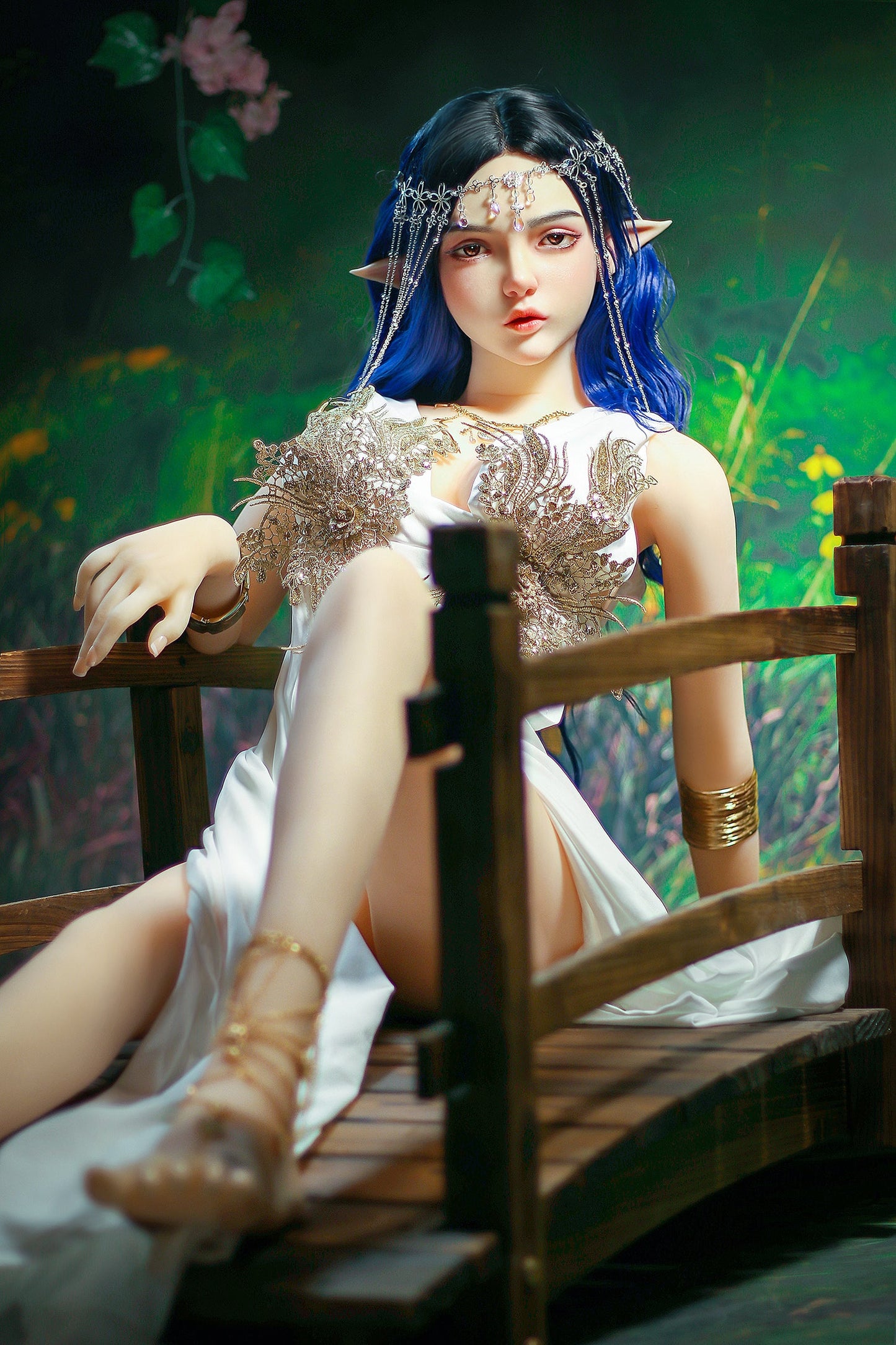 Lisa -160cm/5'24" B cup Silicone Head+TPE Body Sex Doll (Movable Jaw)- SY Doll