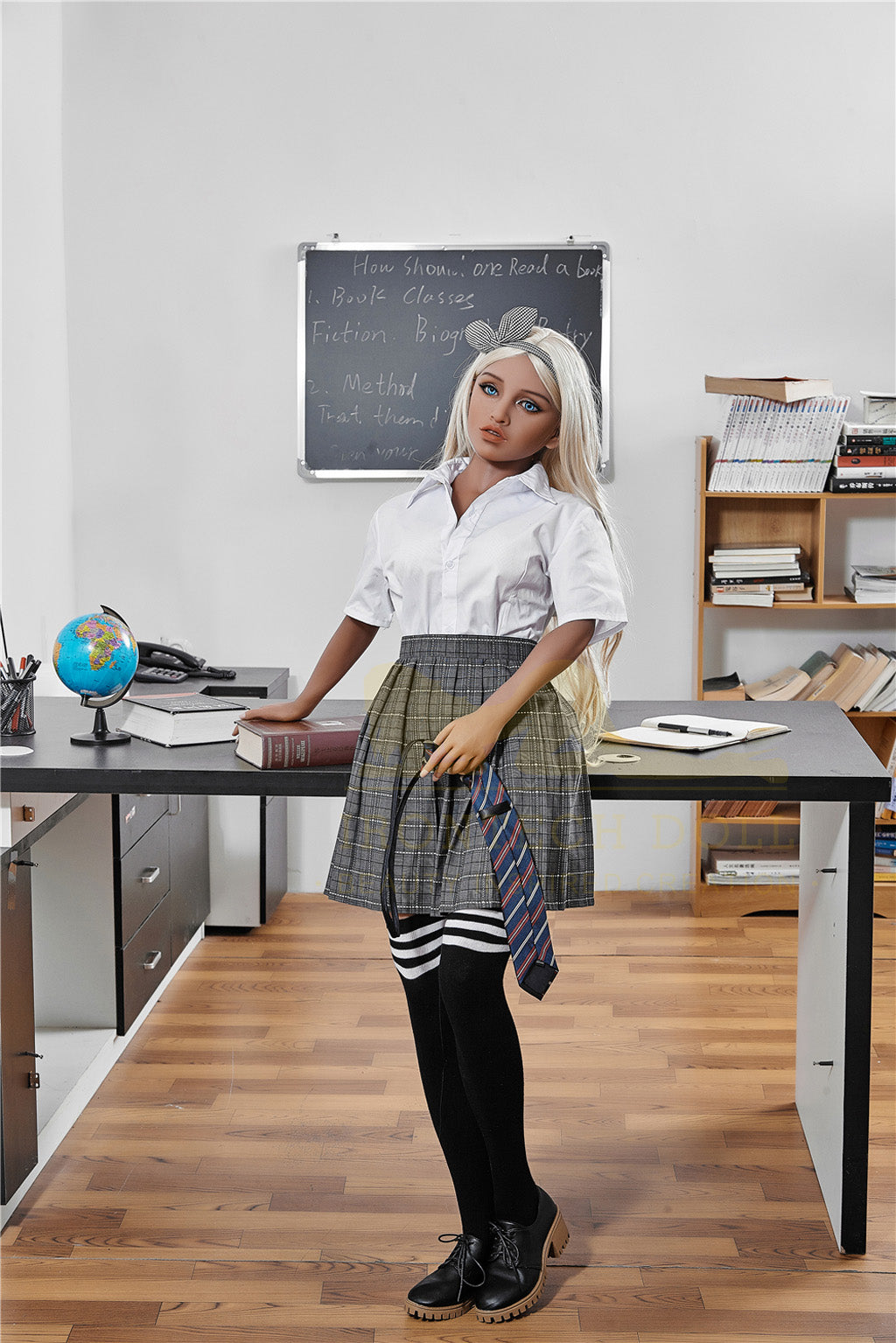 Victoria-150cm (4'92")C-cup TPE Sex Doll American Blond Hair Lovely Student-Irontech Doll
