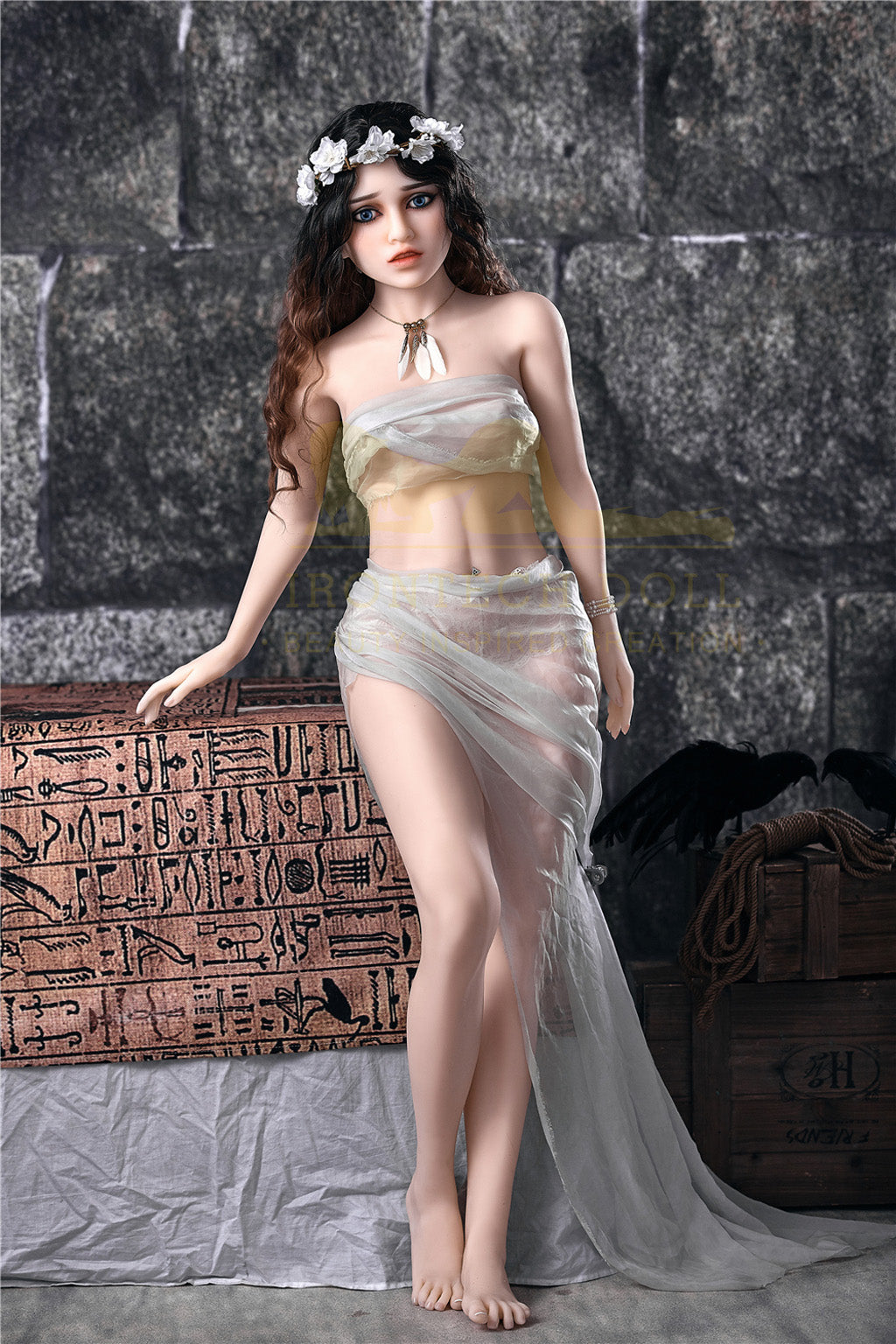 Victoria Fairytale -150cm (4'92")C-cup TPE Sex Doll Lace Alluring Bride SM-Irontech Doll