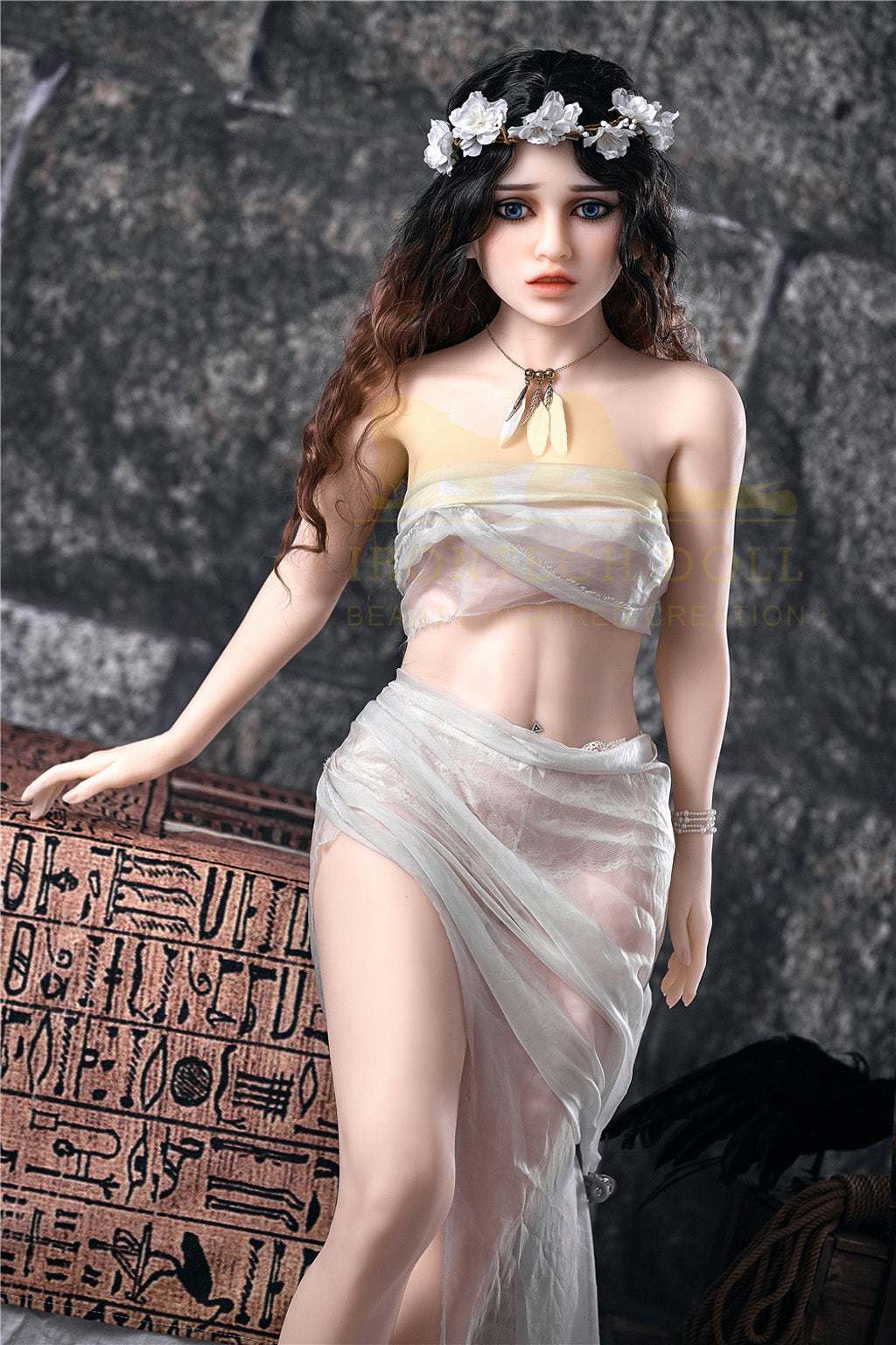 Victoria Fairytale -150cm (4'92")C-cup TPE Sex Doll Lace Alluring Bride SM-Irontech Doll
