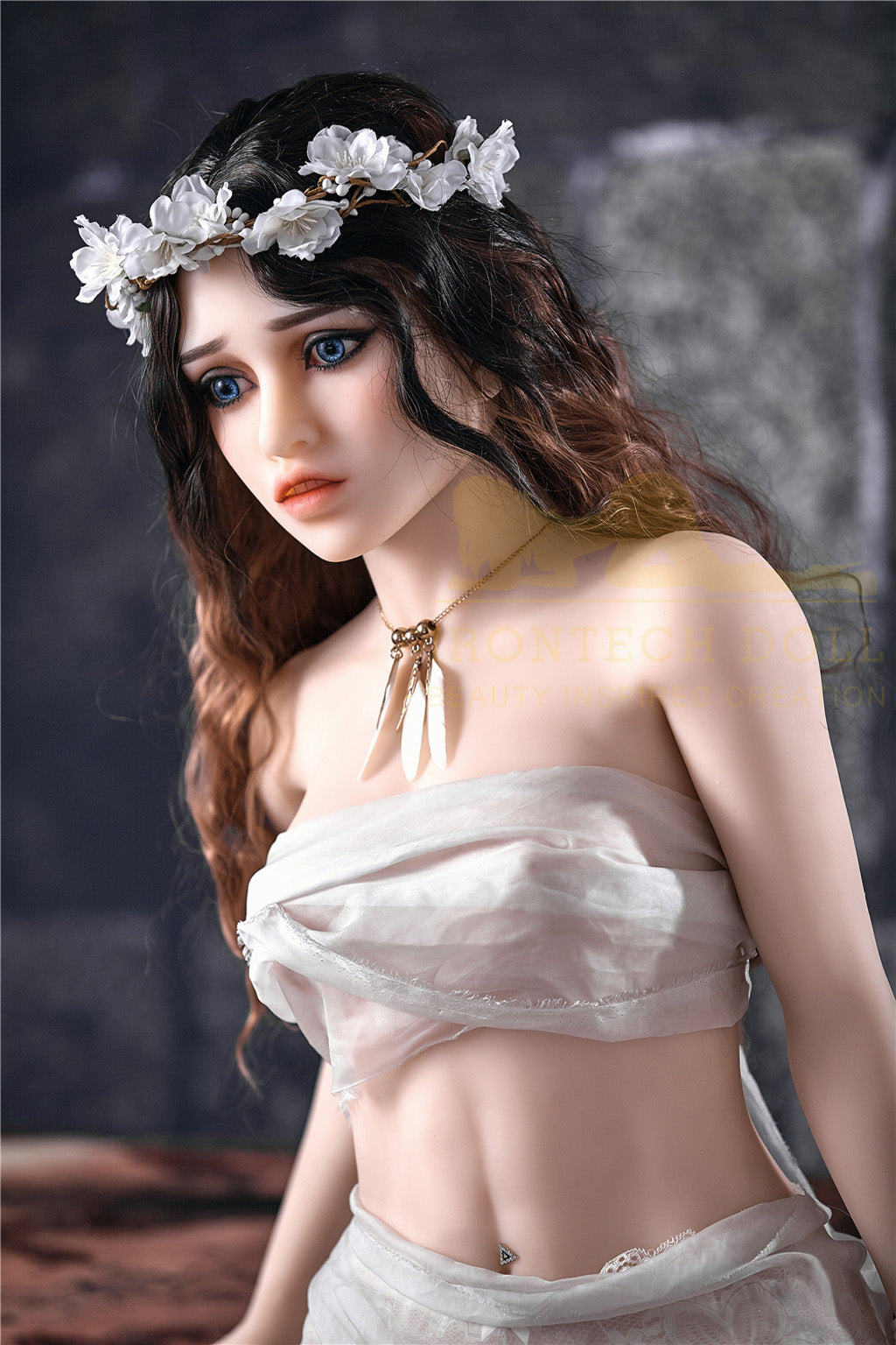 Victoria Fairytale -150cm (4'92")C-cup TPE Sex Doll Lace Alluring Bride SM-Irontech Doll