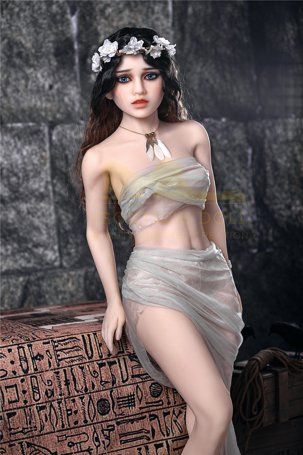 Victoria Fairytale -150cm (4'92")C-cup TPE Sex Doll Lace Alluring Bride SM-Irontech Doll