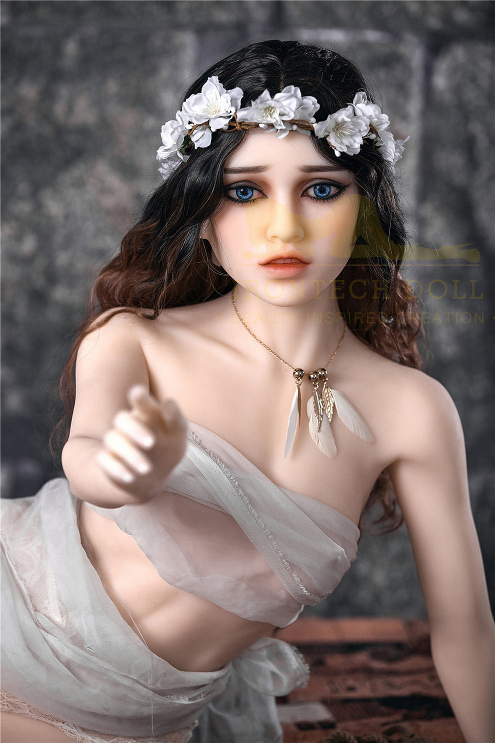 Victoria Fairytale -150cm (4'92")C-cup TPE Sex Doll Lace Alluring Bride SM-Irontech Doll