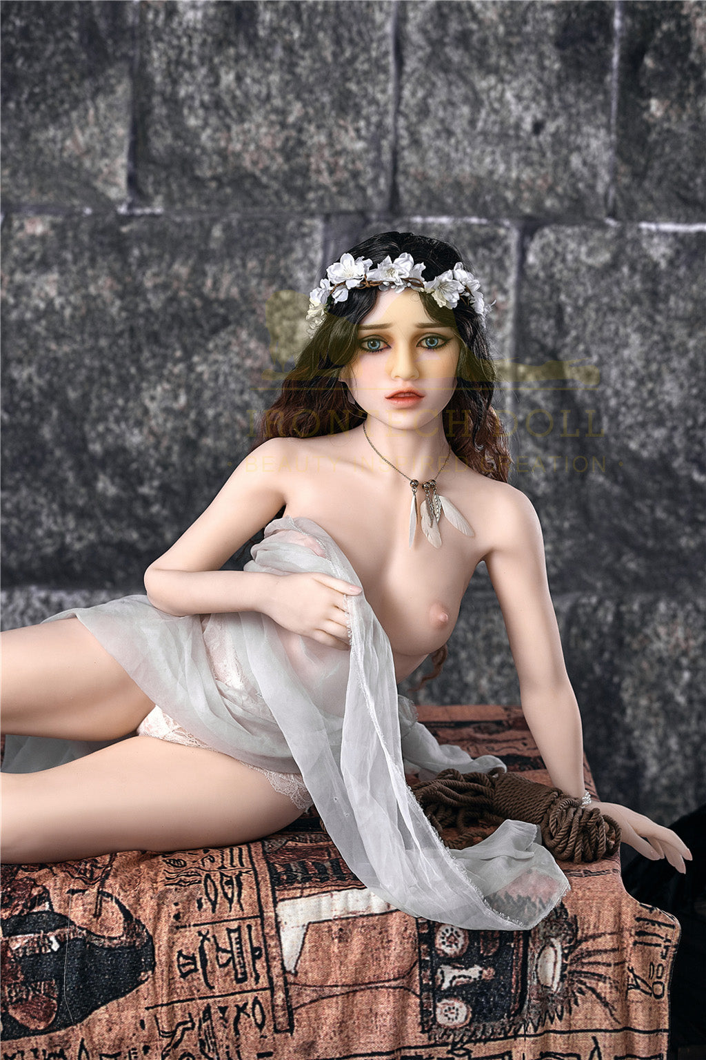 Victoria Fairytale -150cm (4'92")C-cup TPE Sex Doll Lace Alluring Bride SM-Irontech Doll